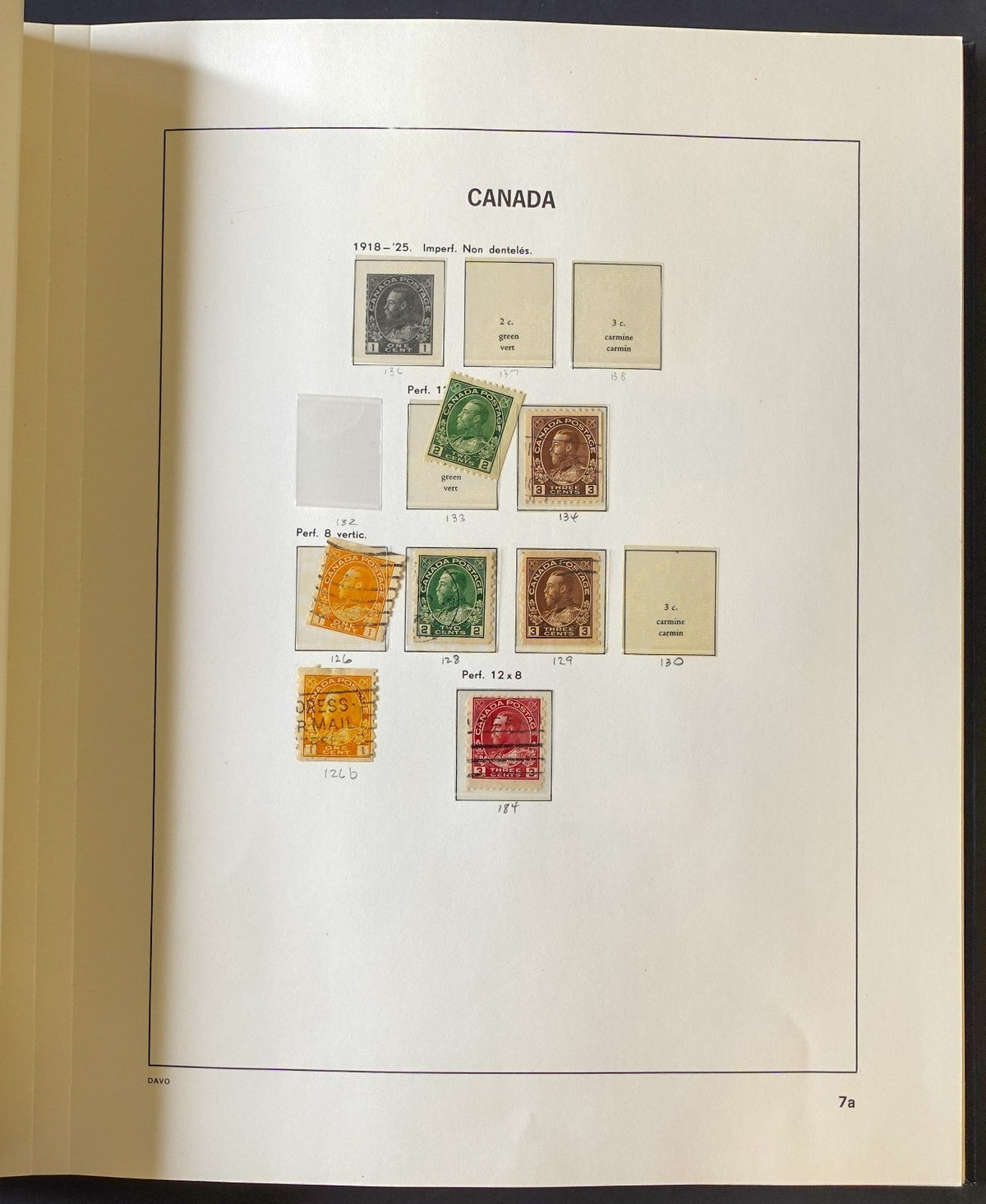 Canada Stamp Collection Davo Album & Slipcase 2 Volume Set 1851-1970 ZAYIX