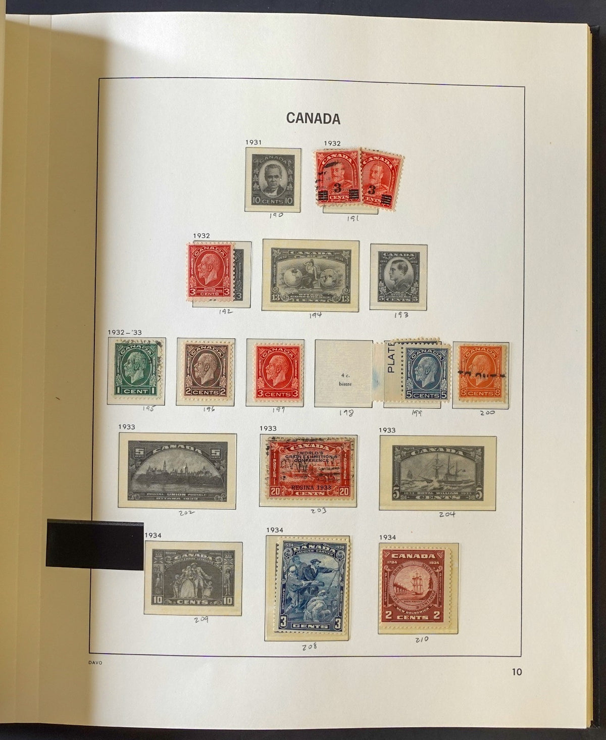 Canada Stamp Collection Davo Album & Slipcase 2 Volume Set 1851-1970 ZAYIX