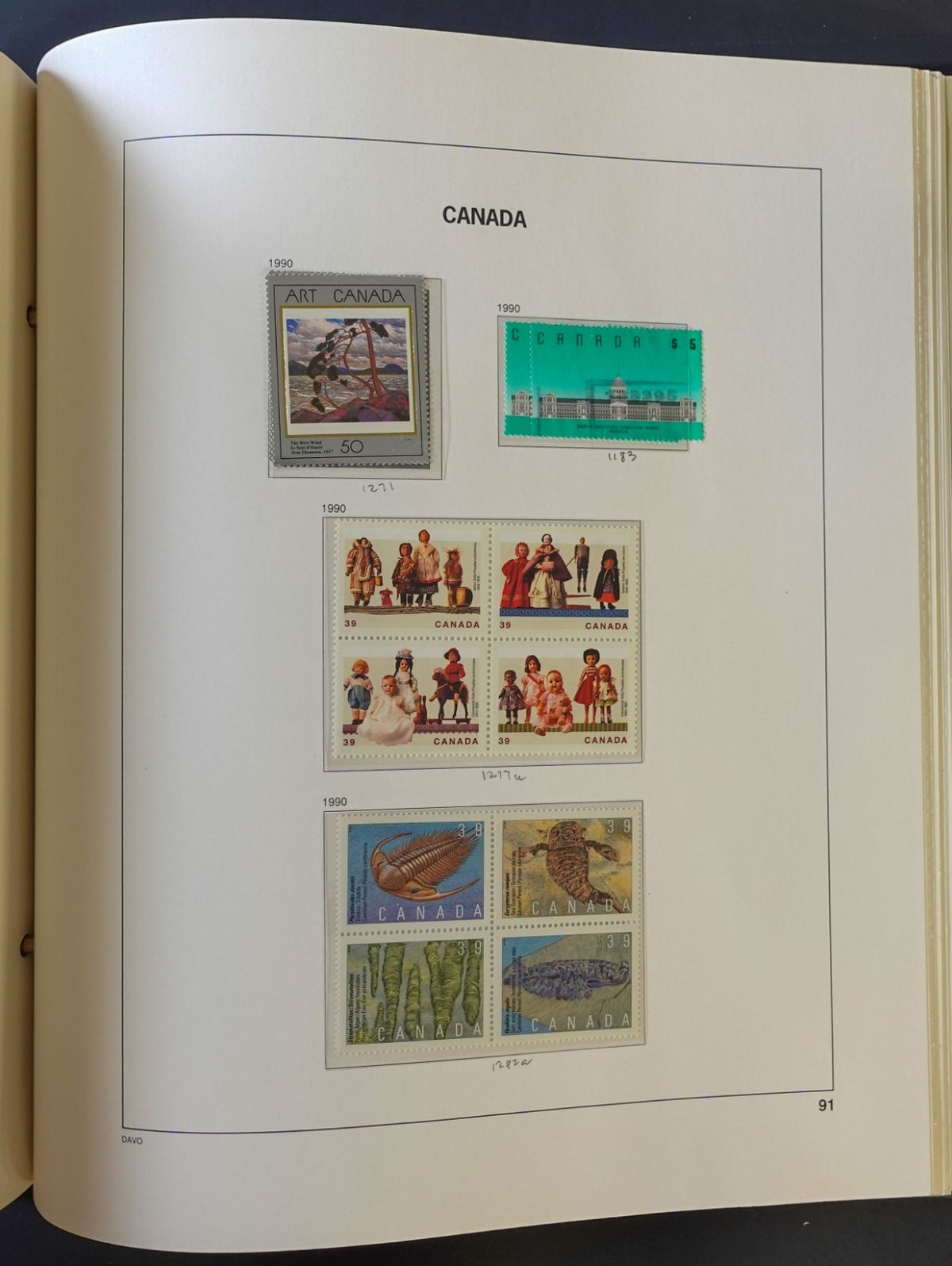 Canada Stamp Collection Davo Album & Slipcase 2 Volume Set 1851-1970 ZAYIX