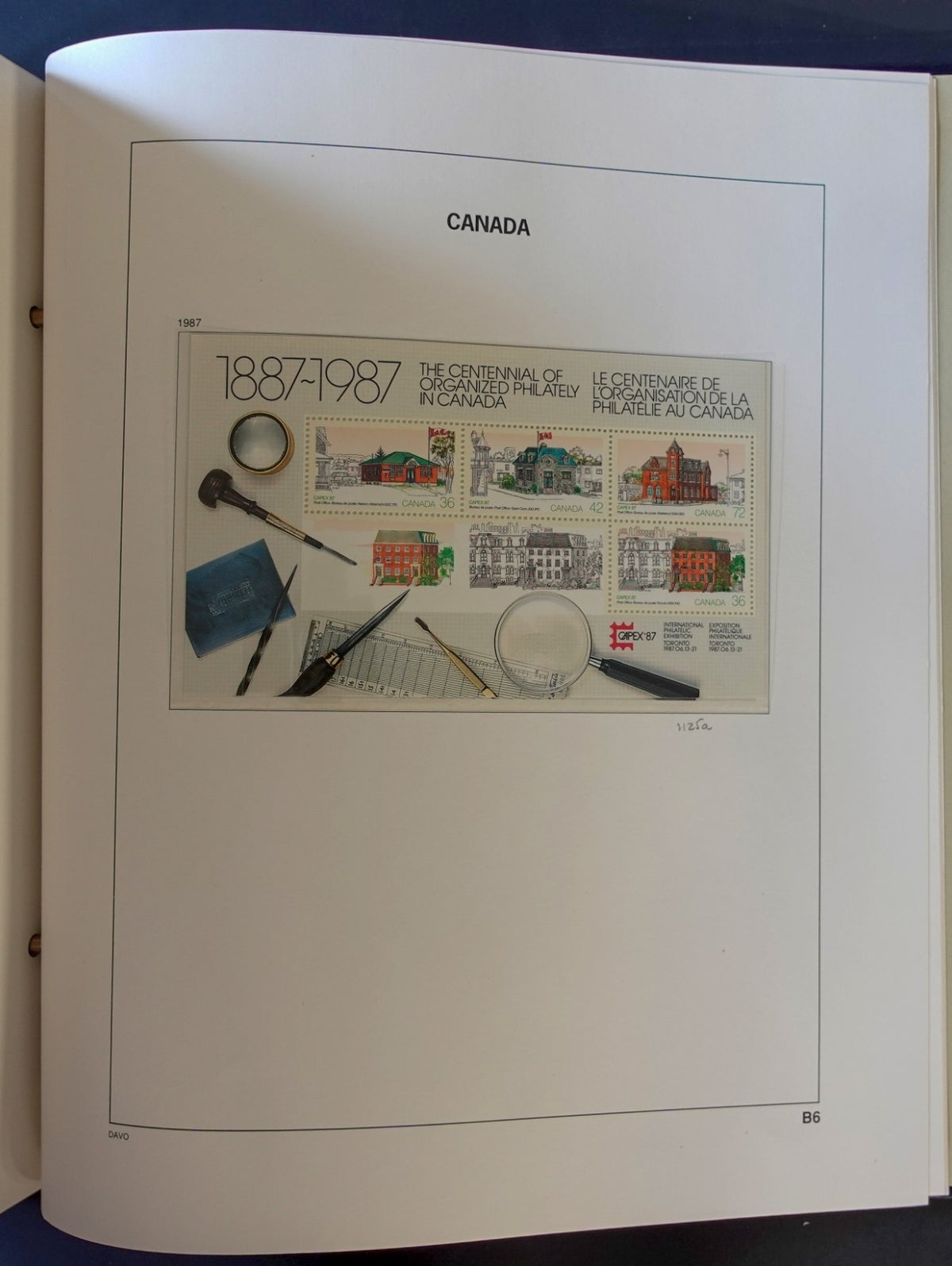 Canada Stamp Collection Davo Album & Slipcase 2 Volume Set 1851-1970 ZAYIX