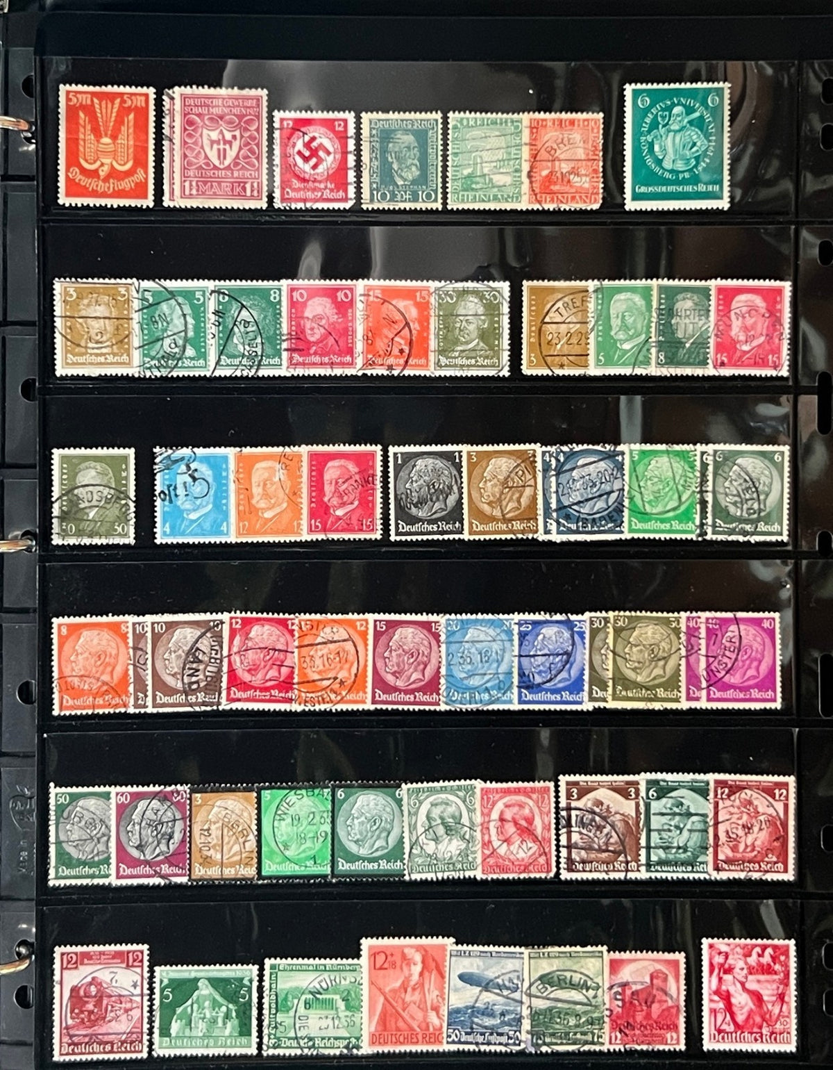 Germany Stamp Collection 13 Stockpages Mint & Used ZAYIX