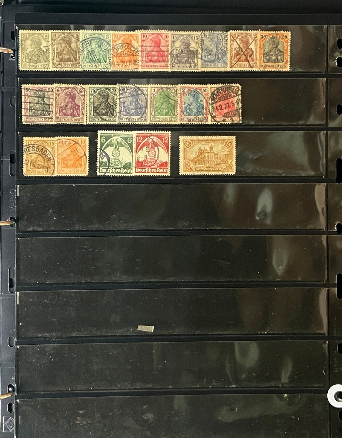 Germany Stamp Collection 13 Stockpages Mint & Used ZAYIX