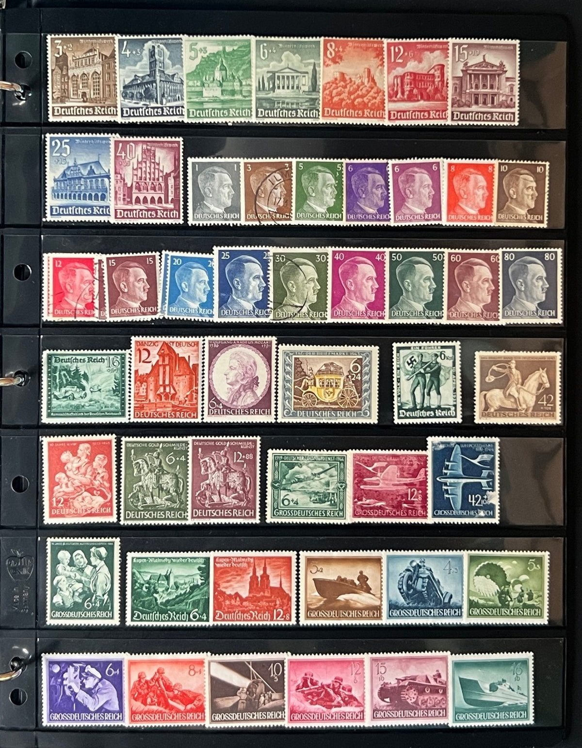 Germany Stamp Collection 13 Stockpages Mint & Used ZAYIX