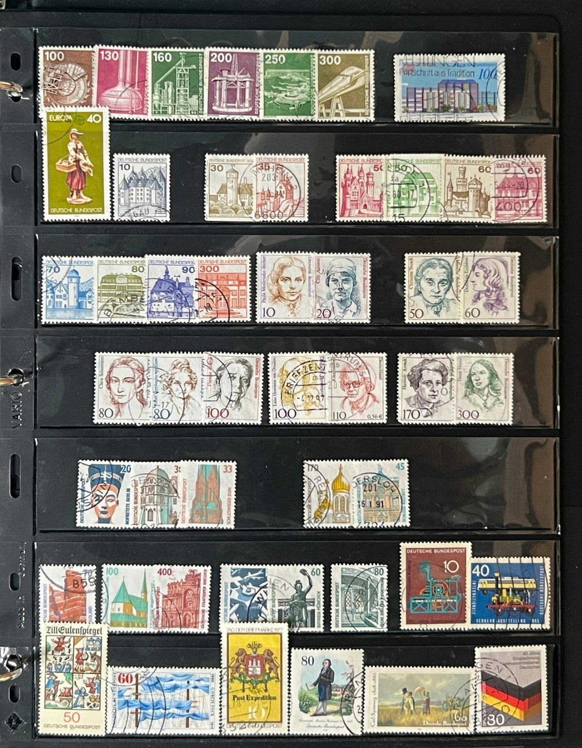 Germany Stamp Collection 13 Stockpages Mint & Used ZAYIX