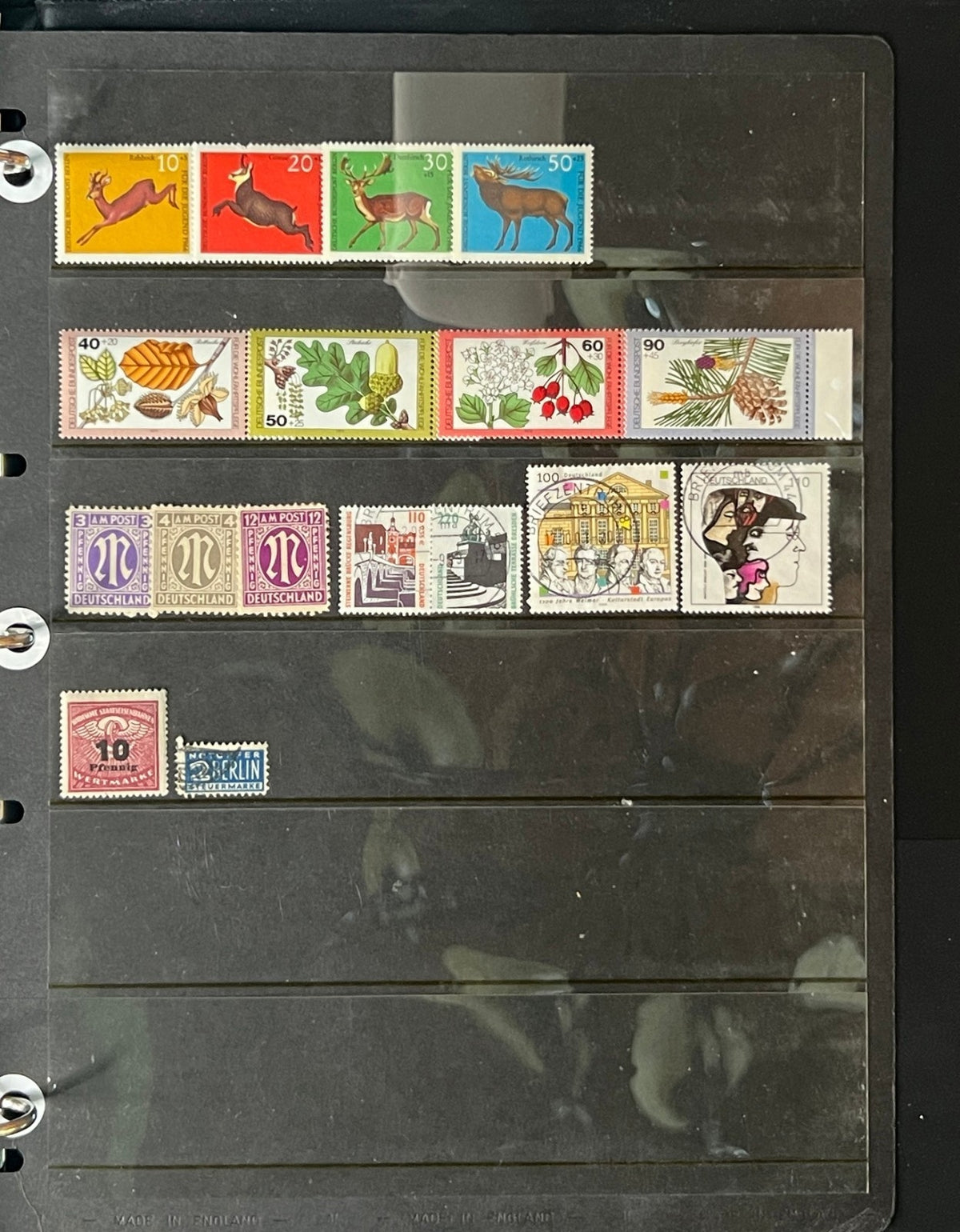 Germany Stamp Collection 13 Stockpages Mint & Used ZAYIX