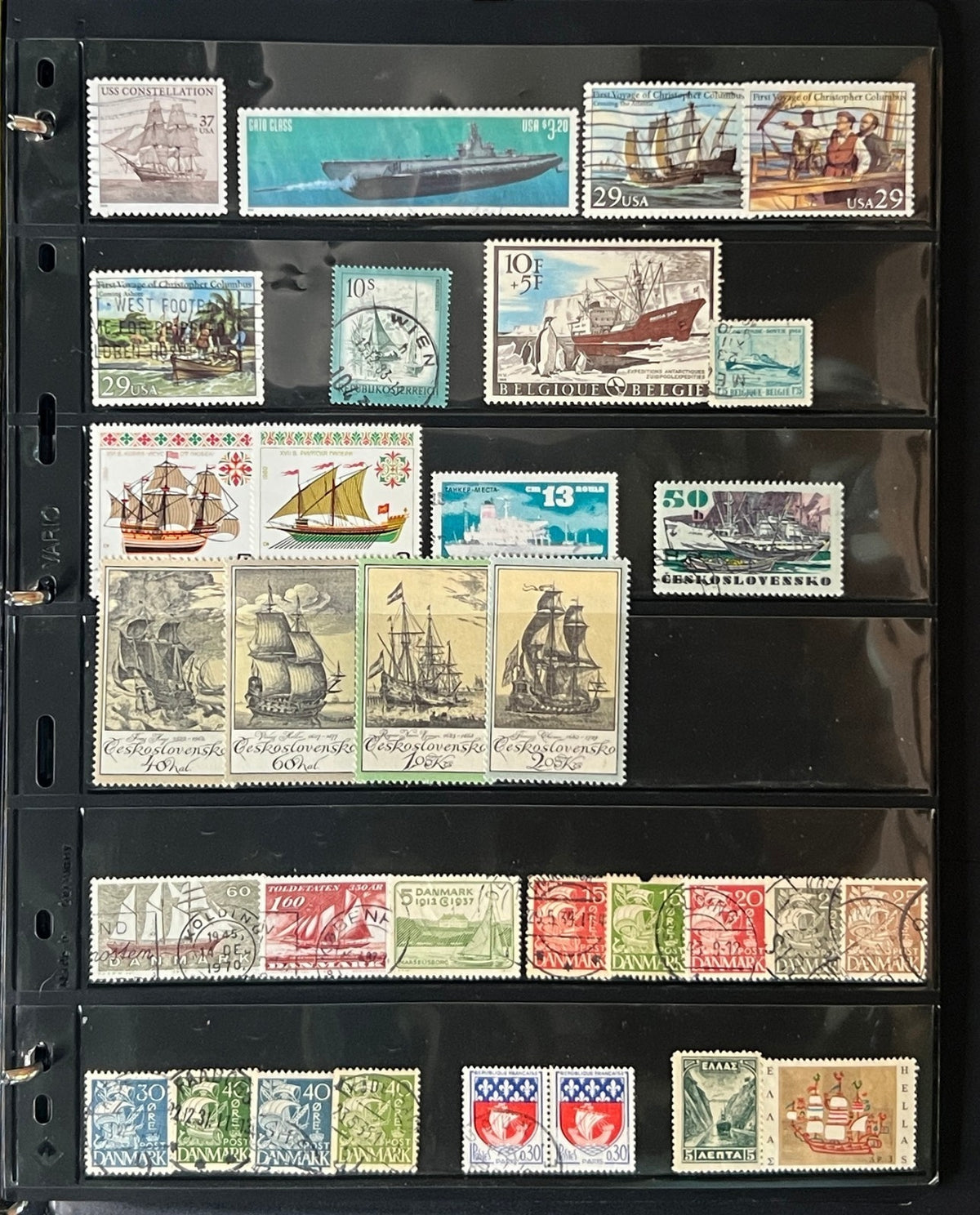 Boats & Ships Topicals Stamp Collection 20 Stockpages Mint & Used ZAYIX