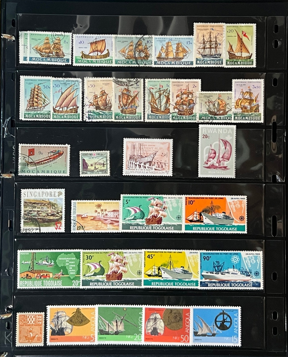 Boats & Ships Topicals Stamp Collection 20 Stockpages Mint & Used ZAYIX