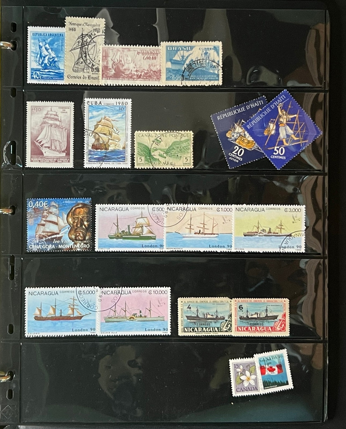 Boats & Ships Topicals Stamp Collection 20 Stockpages Mint & Used ZAYIX