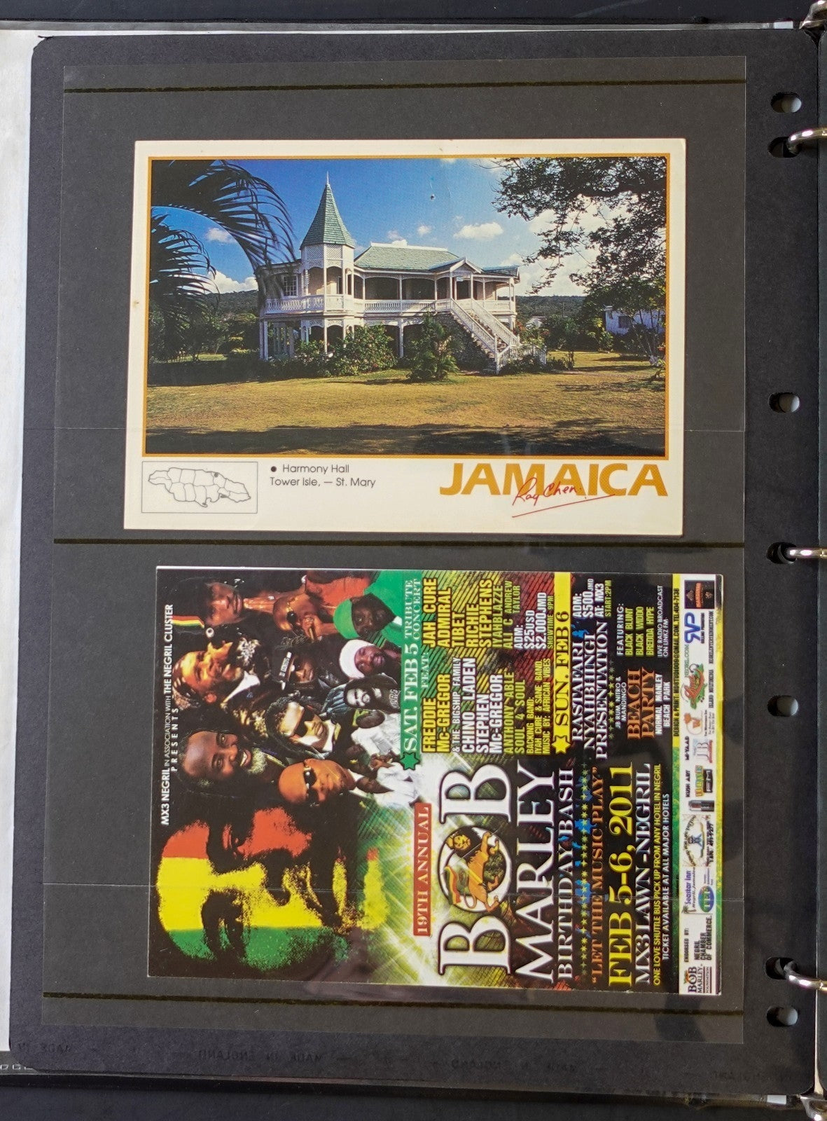Jamaica & Bob Marley Stamp Collection Stockbook 2 Volumes Mint & Used ZAYIX