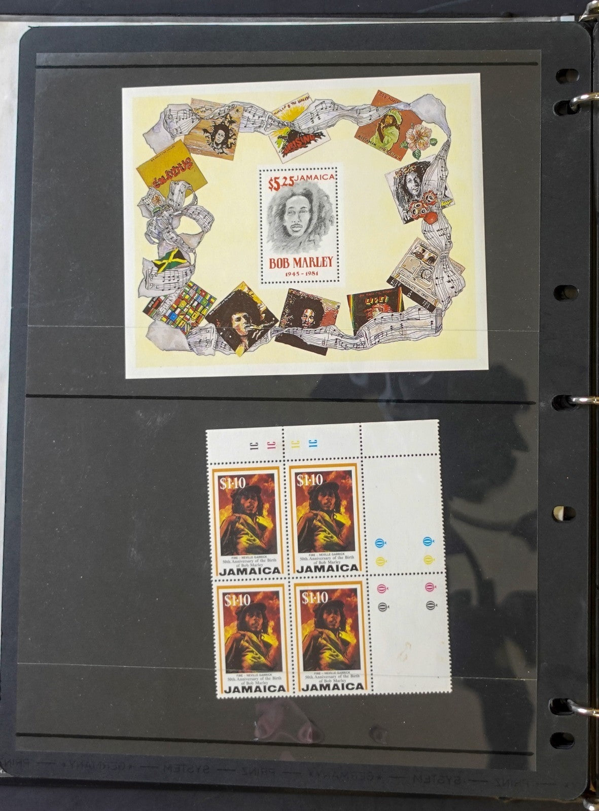 Jamaica & Bob Marley Stamp Collection Stockbook 2 Volumes Mint & Used ZAYIX