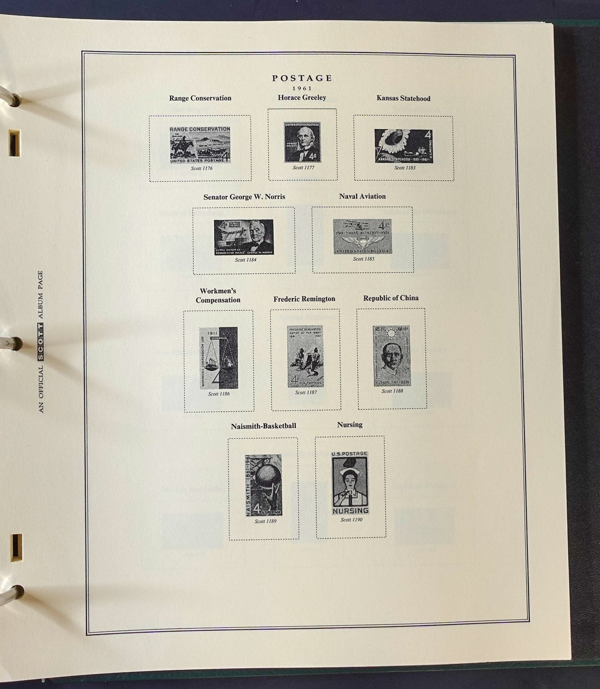 United States National Postage Stamp Scott Specialty Album 1845-1976 ZAYIX