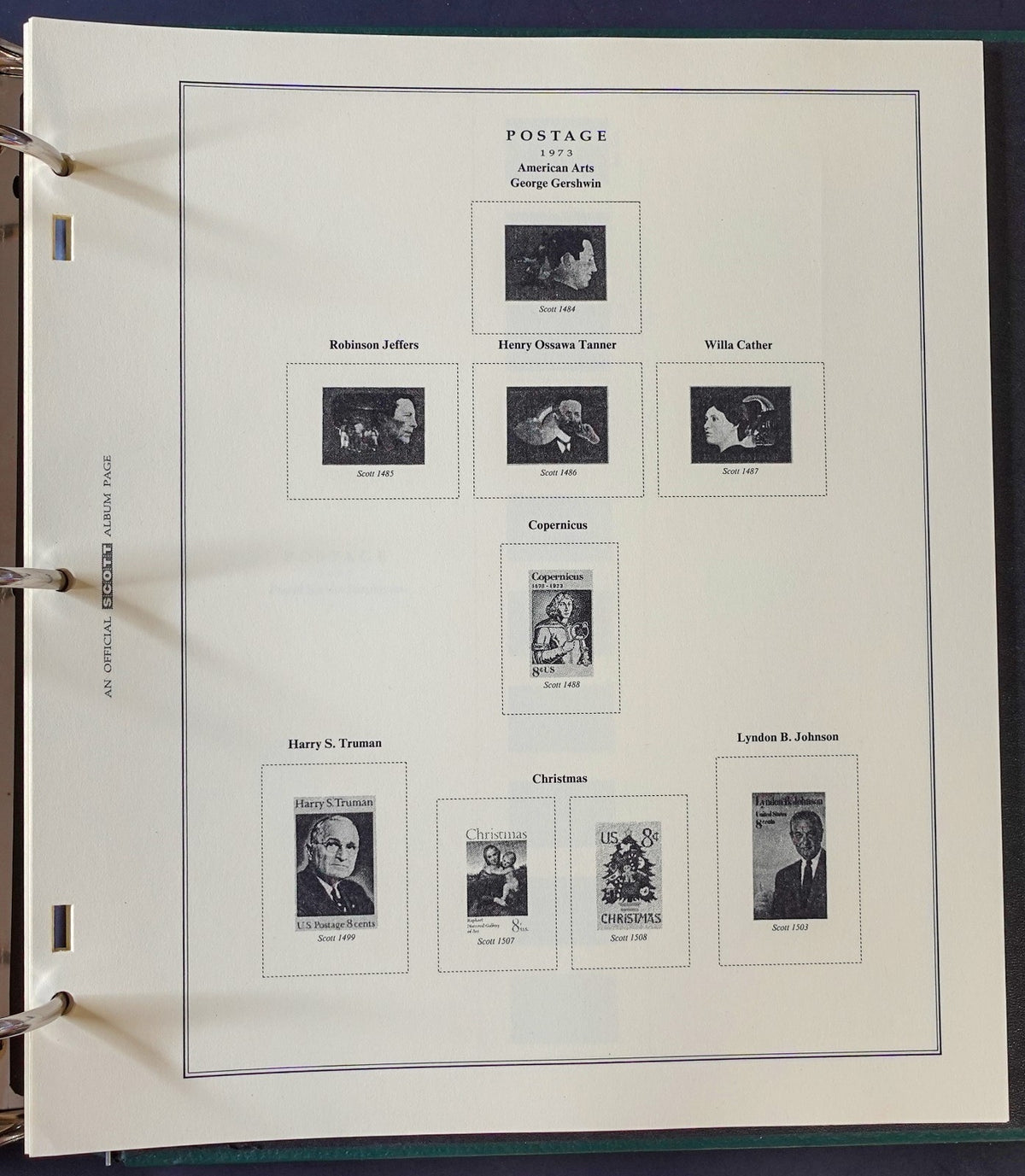 United States National Postage Stamp Scott Specialty Album 1845-1976 ZAYIX