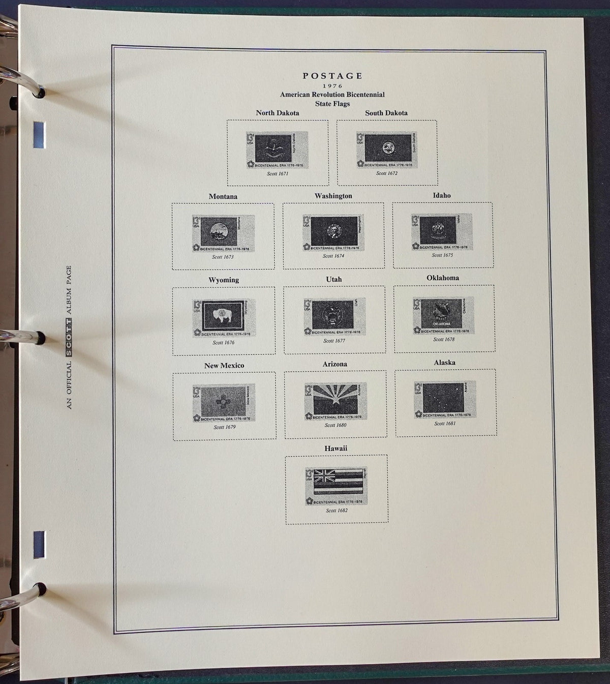 United States National Postage Stamp Scott Specialty Album 1845-1976 ZAYIX