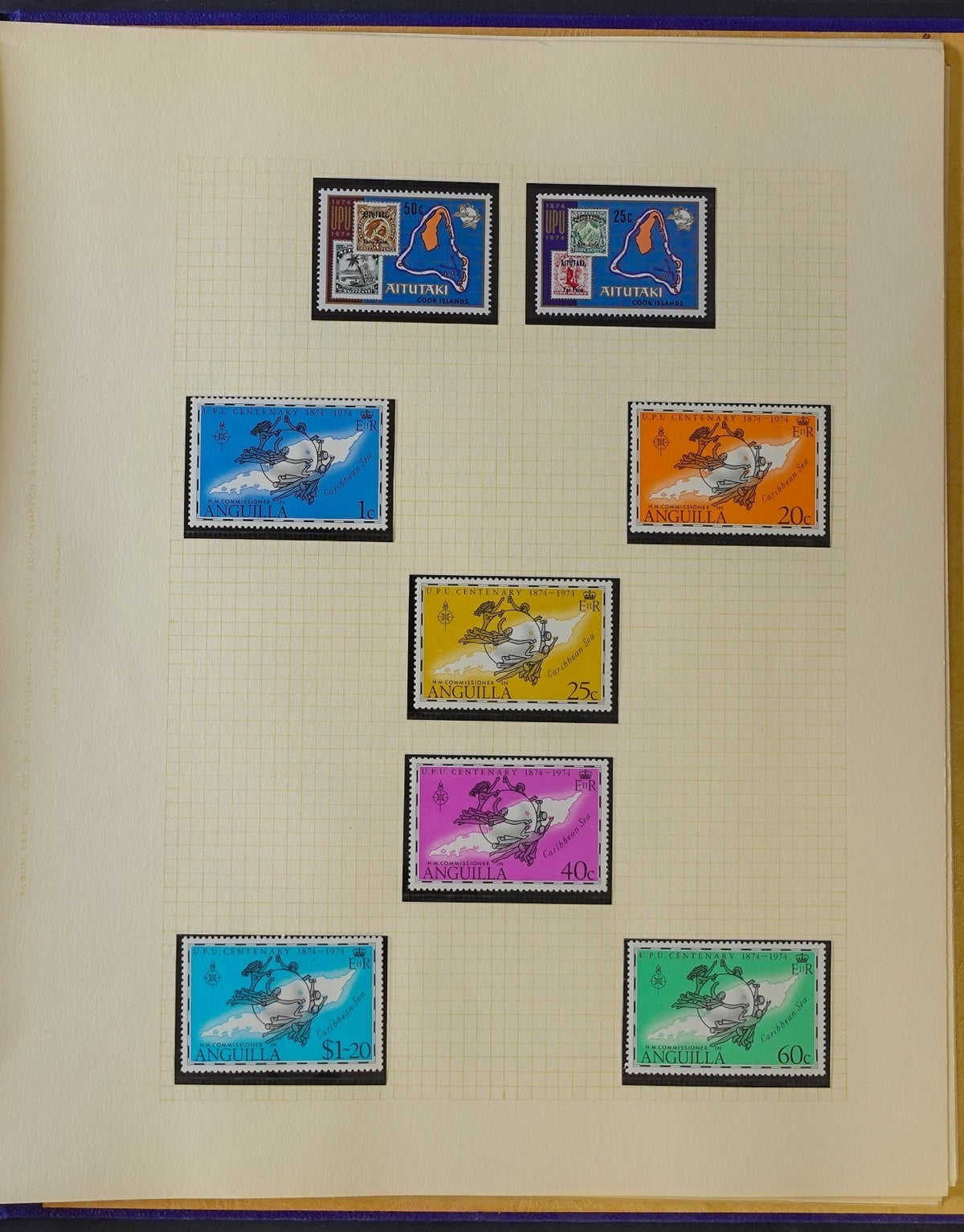 Universal Postal Union Stamp Collection Album MNH Sets & Souvenir Sheets ZAYIX
