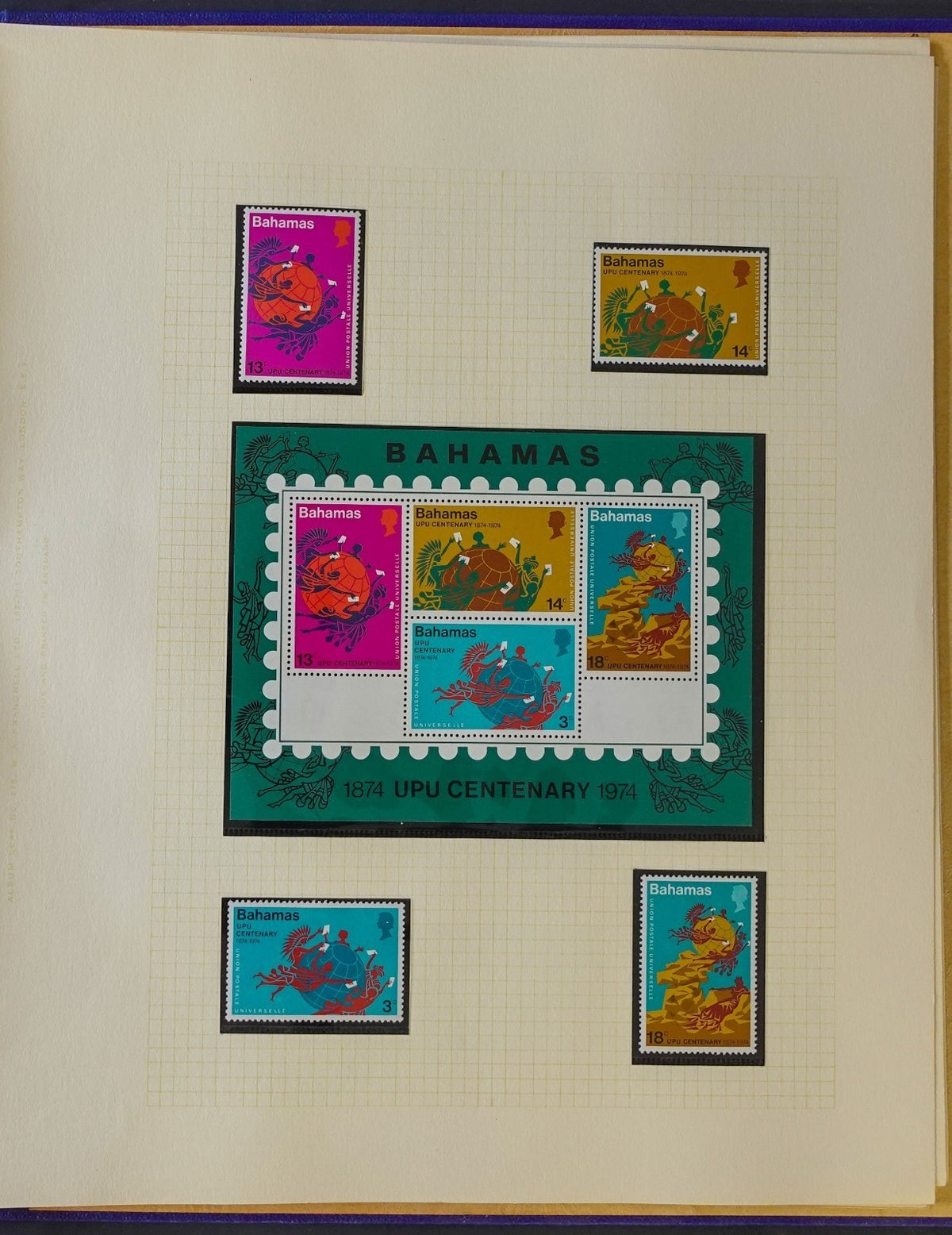 Universal Postal Union Stamp Collection Album MNH Sets & Souvenir Sheets ZAYIX