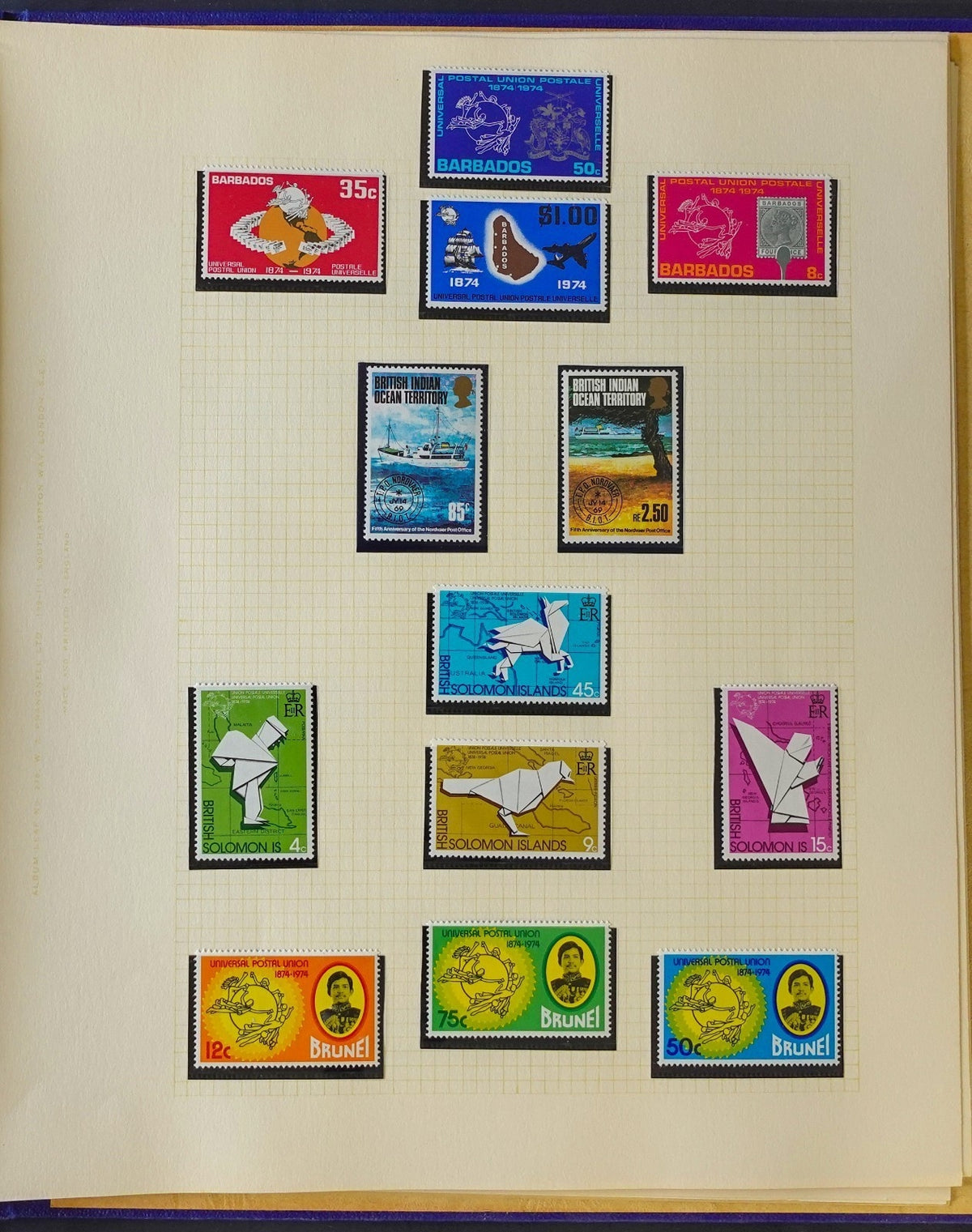 Universal Postal Union Stamp Collection Album MNH Sets & Souvenir Sheets ZAYIX