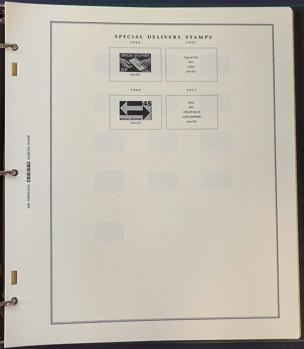 United States Back Of Book Scott Specialty Album 1861-1981 ZAYIX