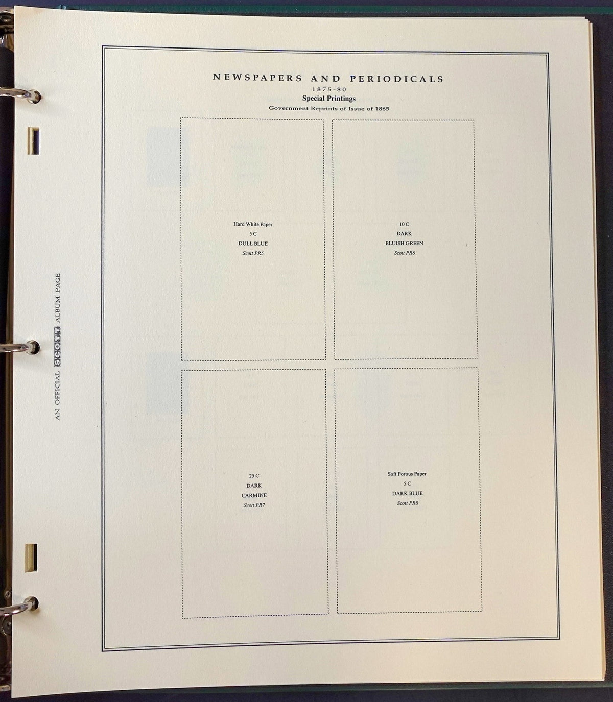 United States Back Of Book Scott Specialty Album 1861-1981 ZAYIX
