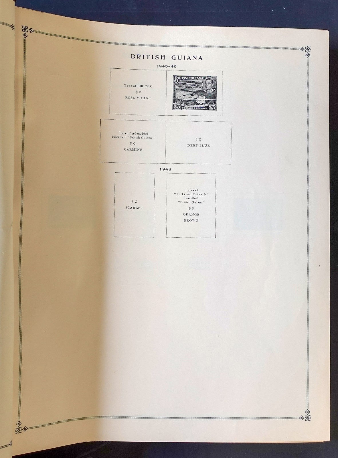 British Guiana-Germany Scott International Postage Stamp Album ZAYIX