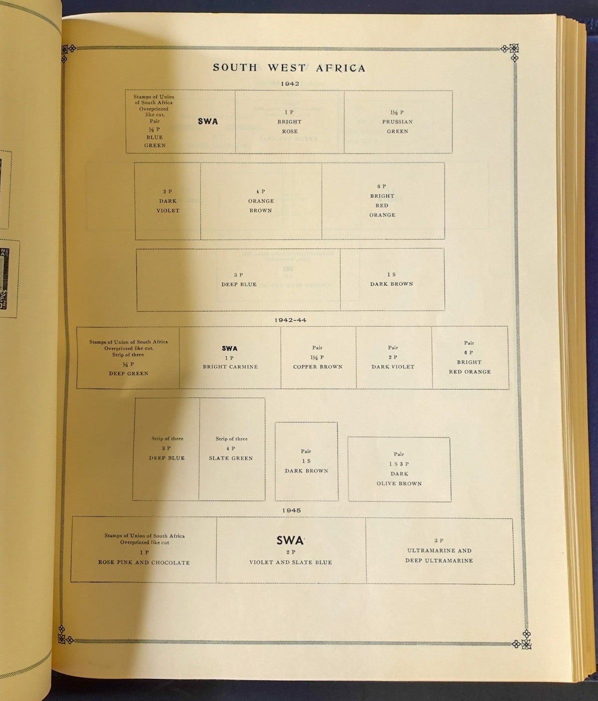 New Zealand-Switzerland Scott International Postage Stamp Album ZAYIX