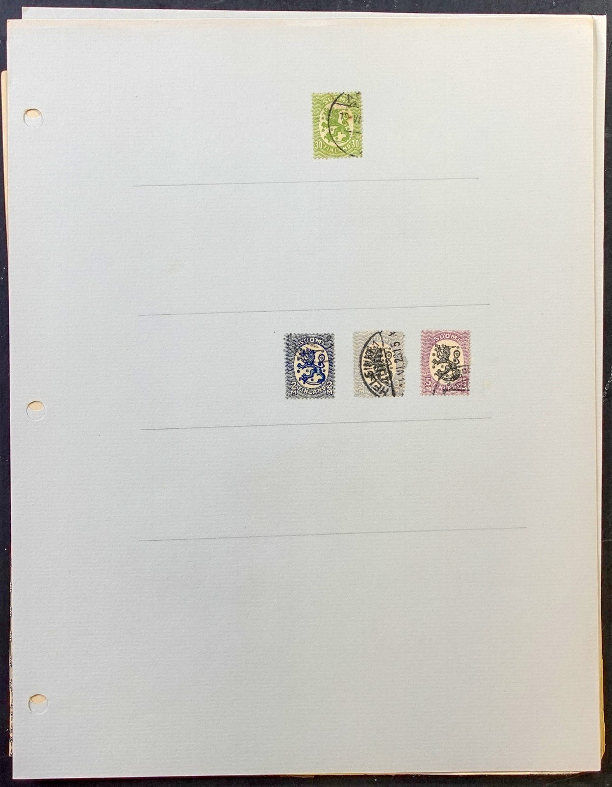Finland Stamp Collection Album Pages 331 Stamps Mint & Used 1875-1929 ZAYIX