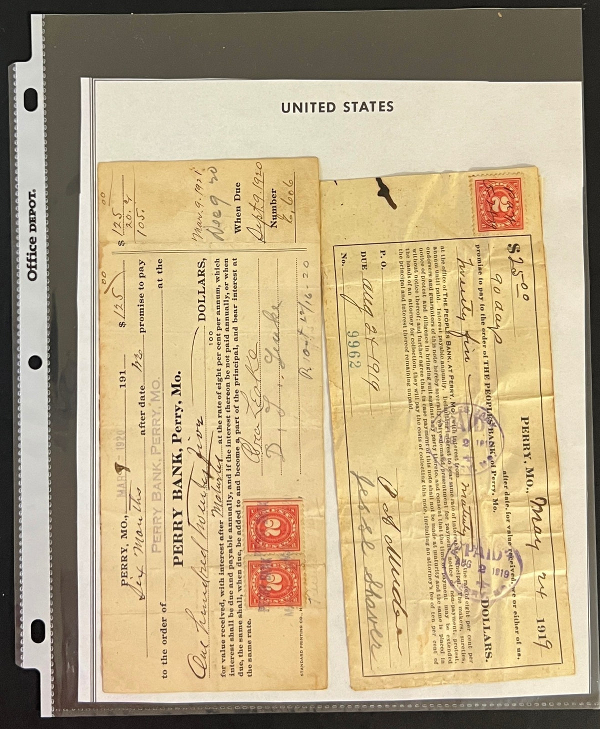 Revenues State & Federal Documents & Ephemera Stamp Collection ZAYIX