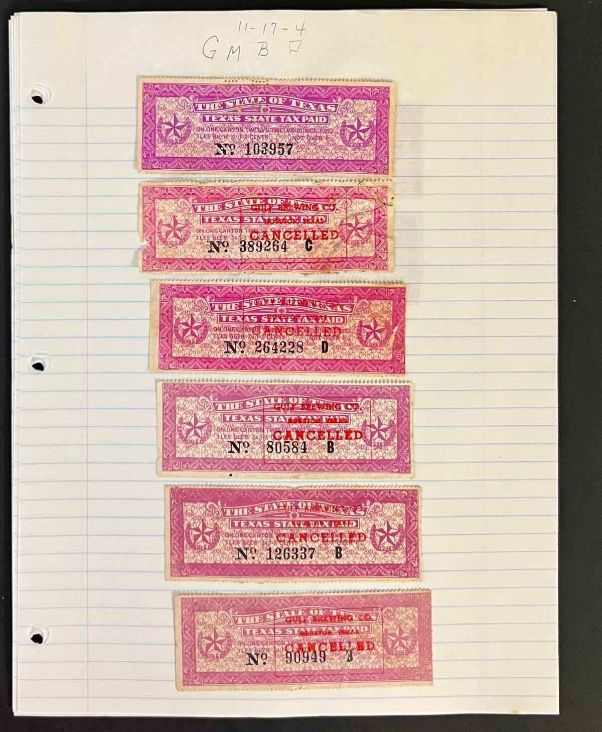 Revenues State & Federal Documents & Ephemera Stamp Collection ZAYIX