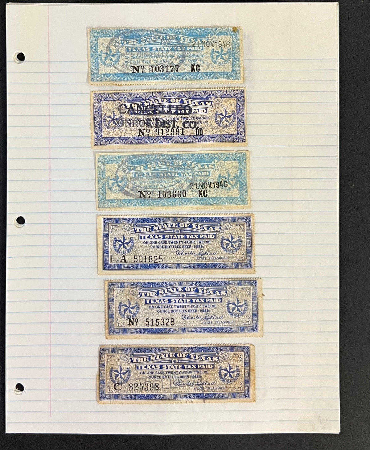 Revenues State & Federal Documents & Ephemera Stamp Collection ZAYIX
