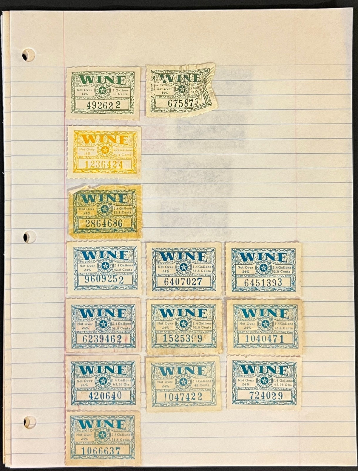 Revenues State & Federal Documents & Ephemera Stamp Collection ZAYIX
