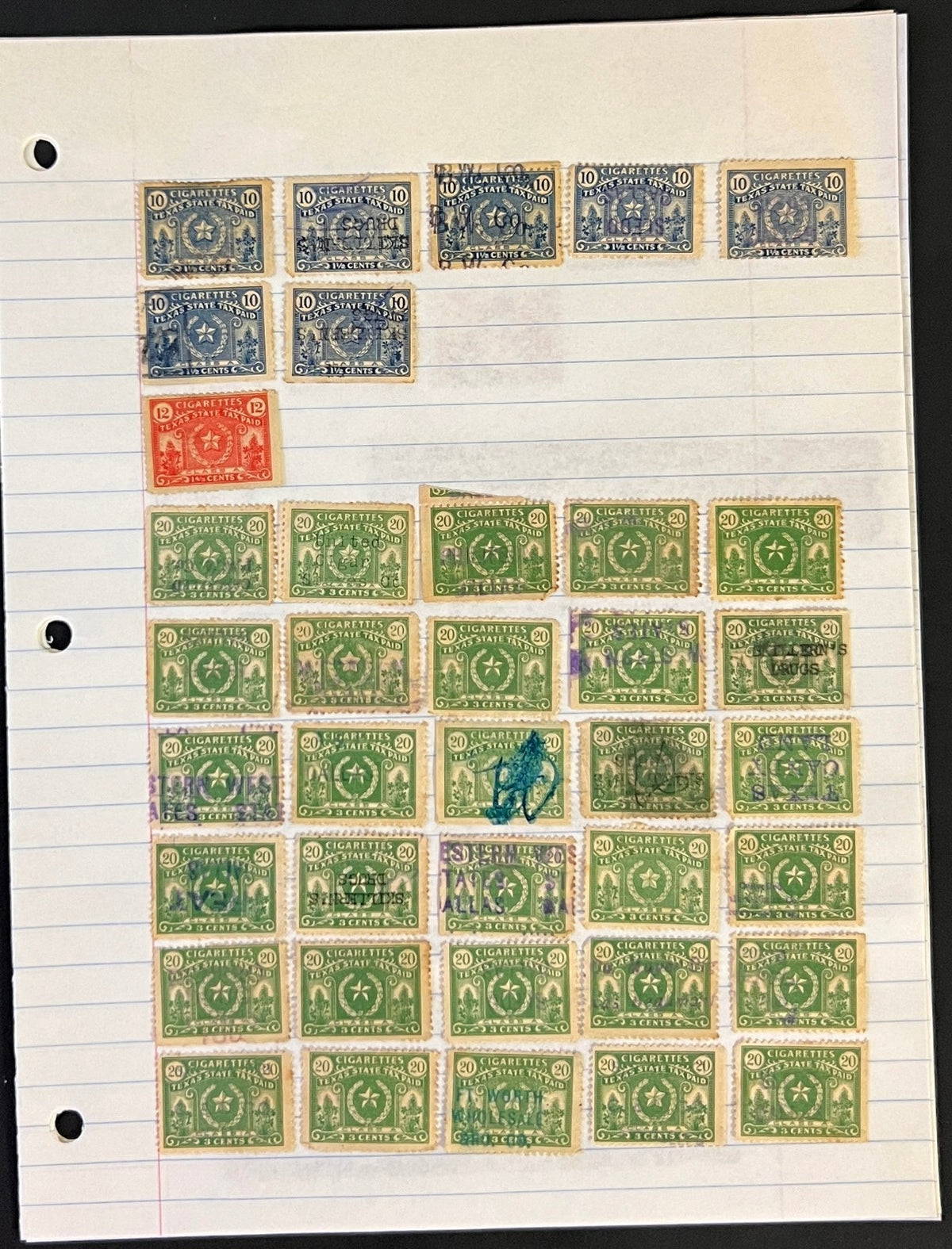 Revenues State & Federal Documents & Ephemera Stamp Collection ZAYIX