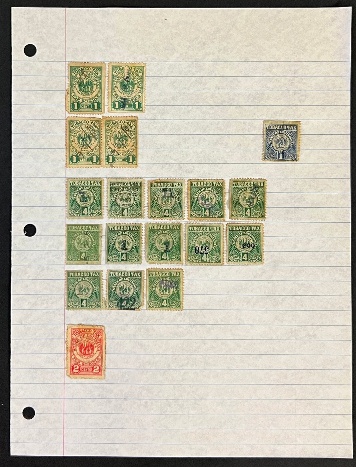 Revenues State & Federal Documents & Ephemera Stamp Collection ZAYIX