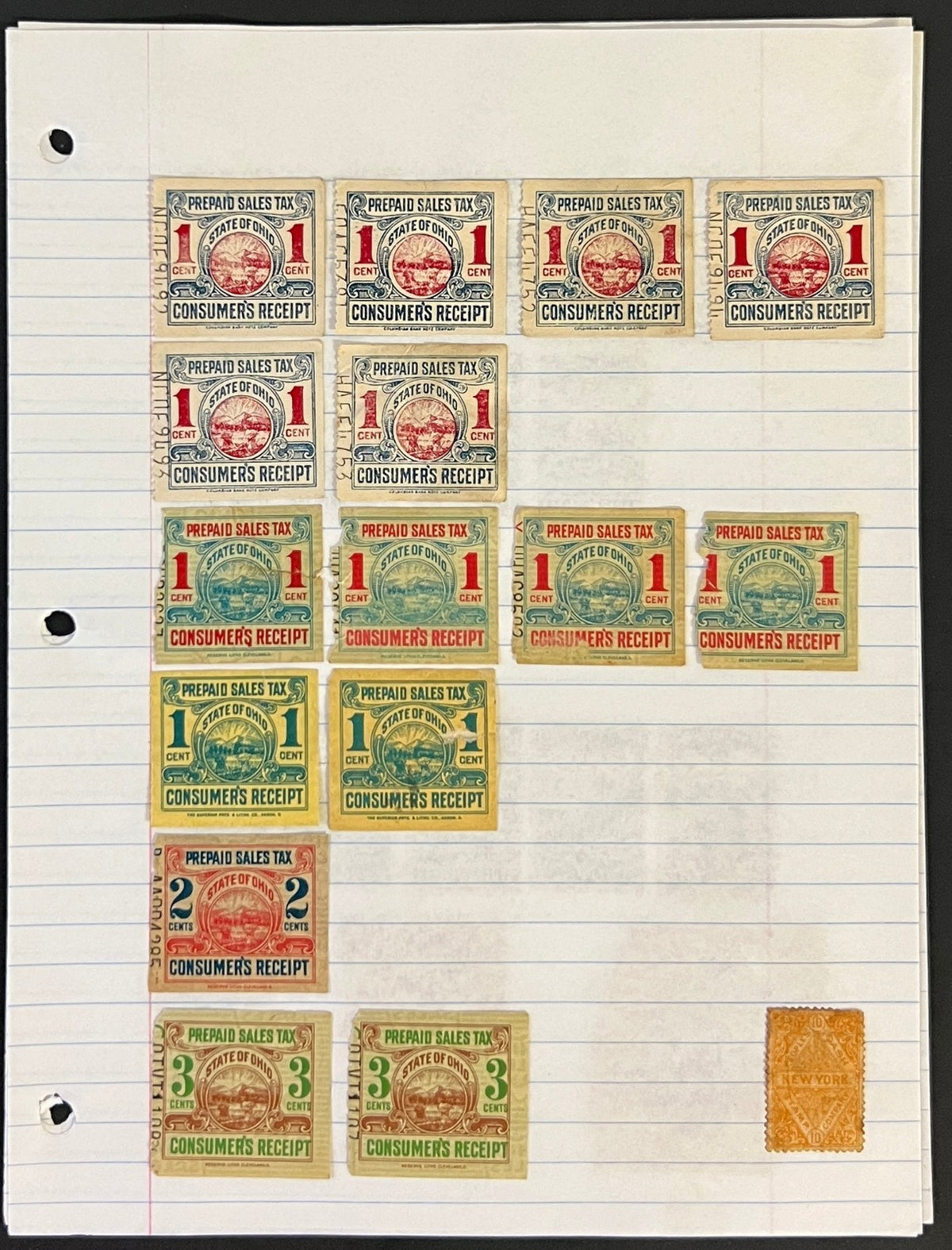 Revenues State & Federal Documents & Ephemera Stamp Collection ZAYIX