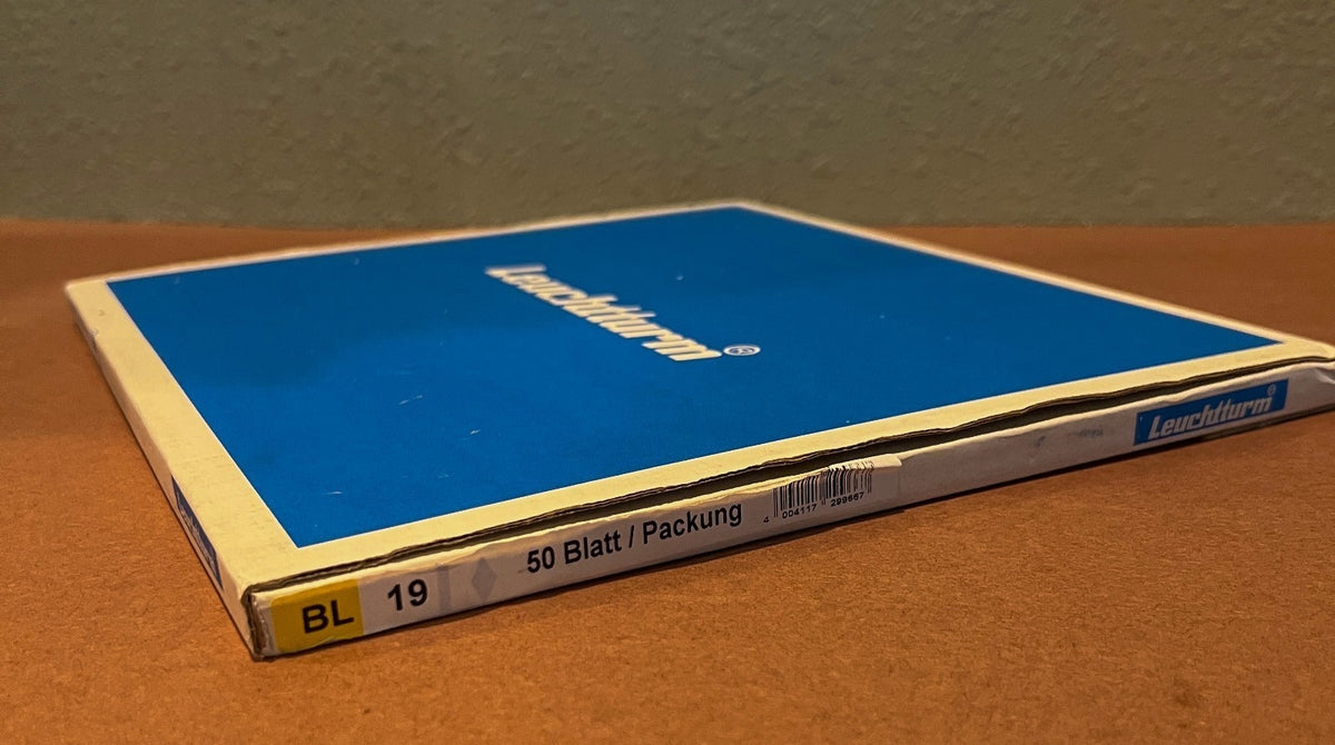 Lighthouse Blank Album Pages With Black Borderline 50 Sheets ZAYIX
