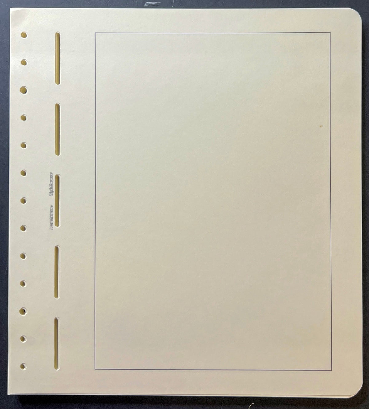 Lighthouse Blank Album Pages With Black Borderline 50 Sheets ZAYIX