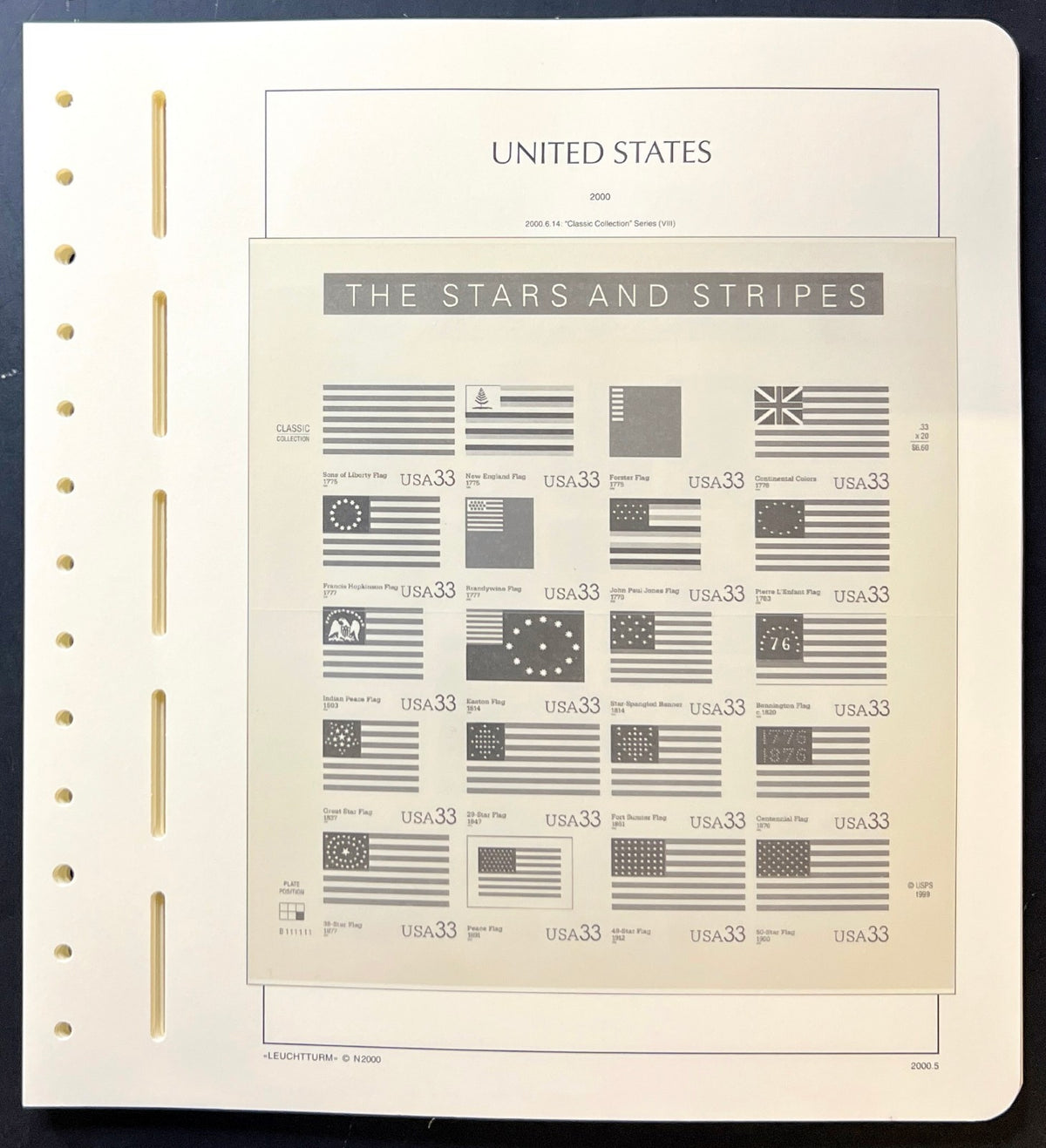 United States Lighthouse Illustrated Hingeless Album Pages 2000-2001 ZAYIX