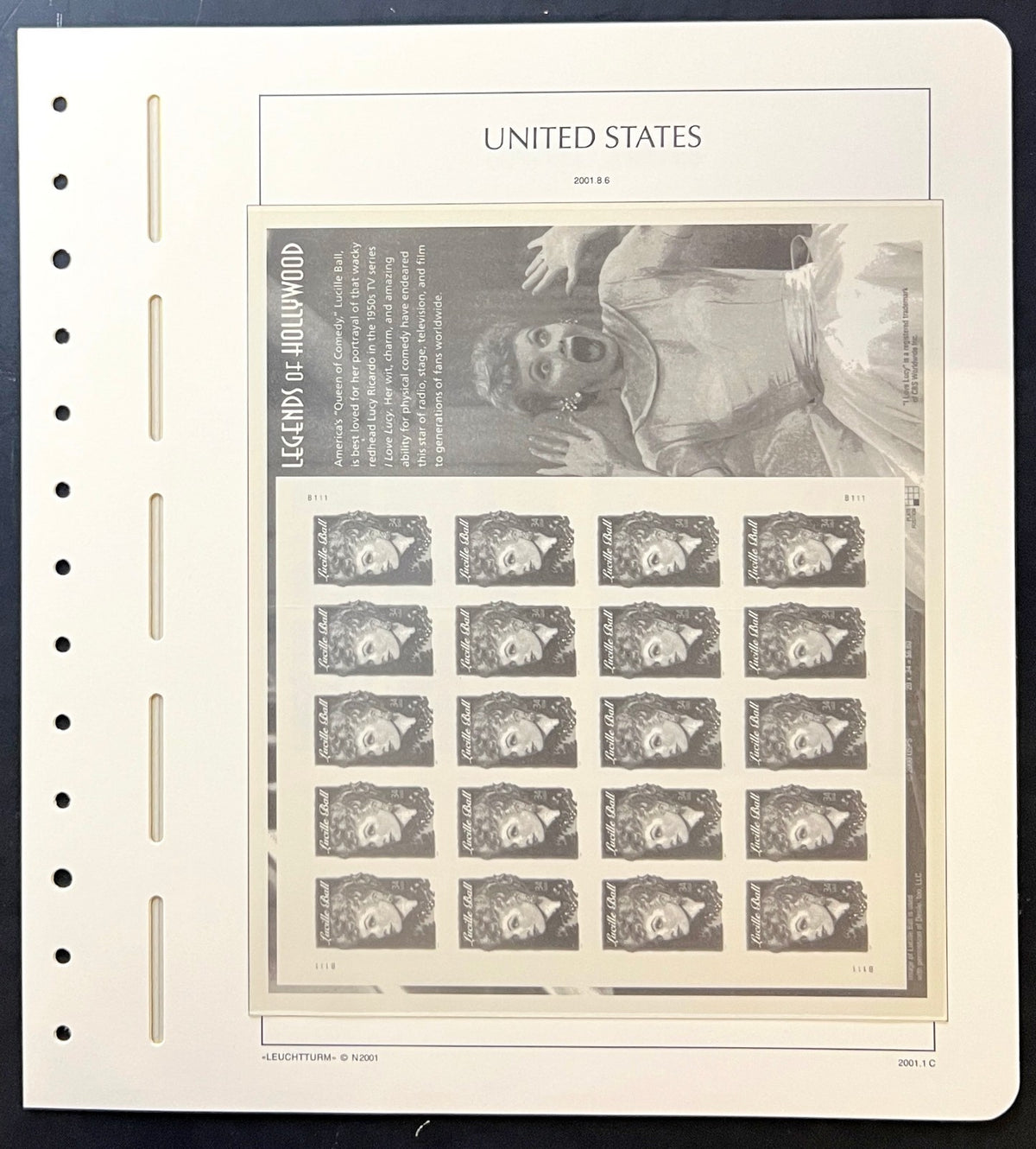 United States Lighthouse Illustrated Hingeless Album Pages 2000-2001 ZAYIX