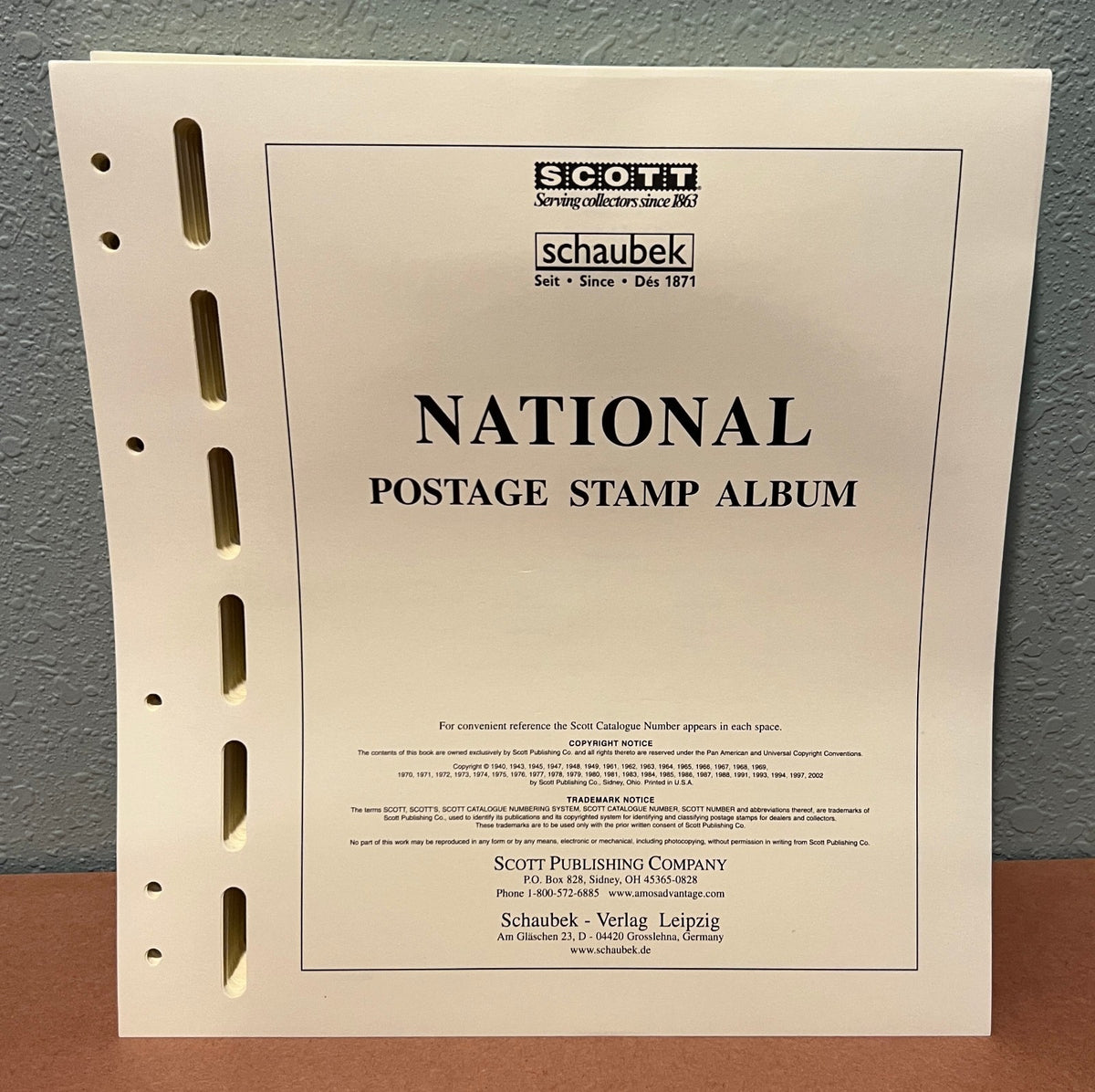 U.S. Schaubek Scott National Postage Stamp Hingeless Album Pages 1935-1981 ZAYIX
