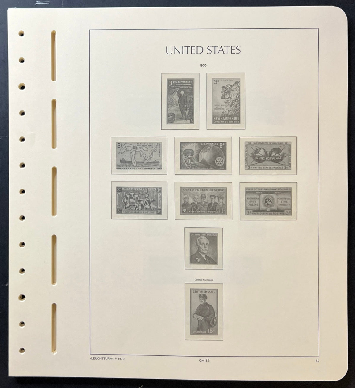 United States Lighthouse Illustrated Album Pages 1935-1964 & Back Of Book ZAYIX