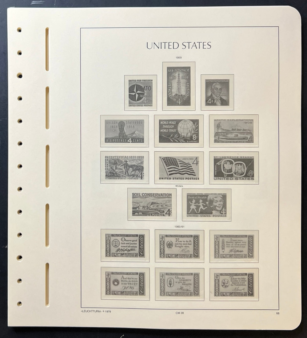 United States Lighthouse Illustrated Album Pages 1935-1964 & Back Of Book ZAYIX