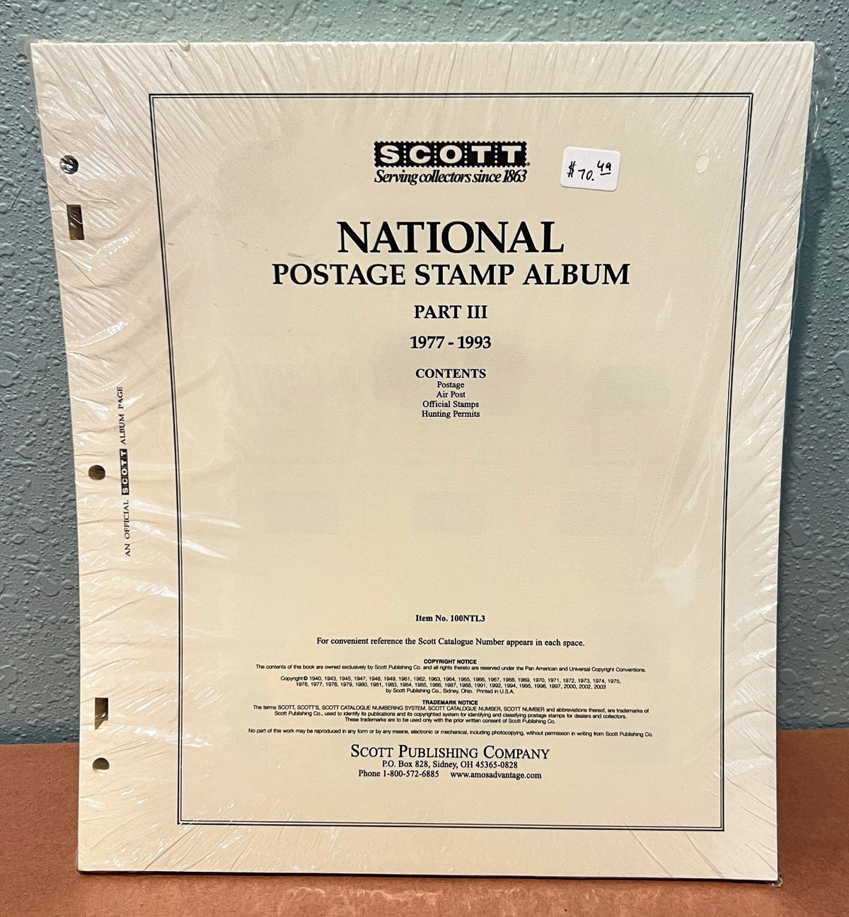 U.S. Scott National Postage Stamp Album Pages 1977-1993 ZAYIX