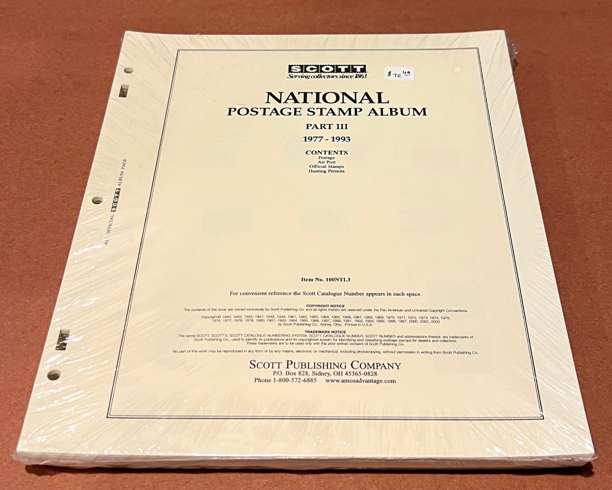 U.S. Scott National Postage Stamp Album Pages 1977-1993 ZAYIX