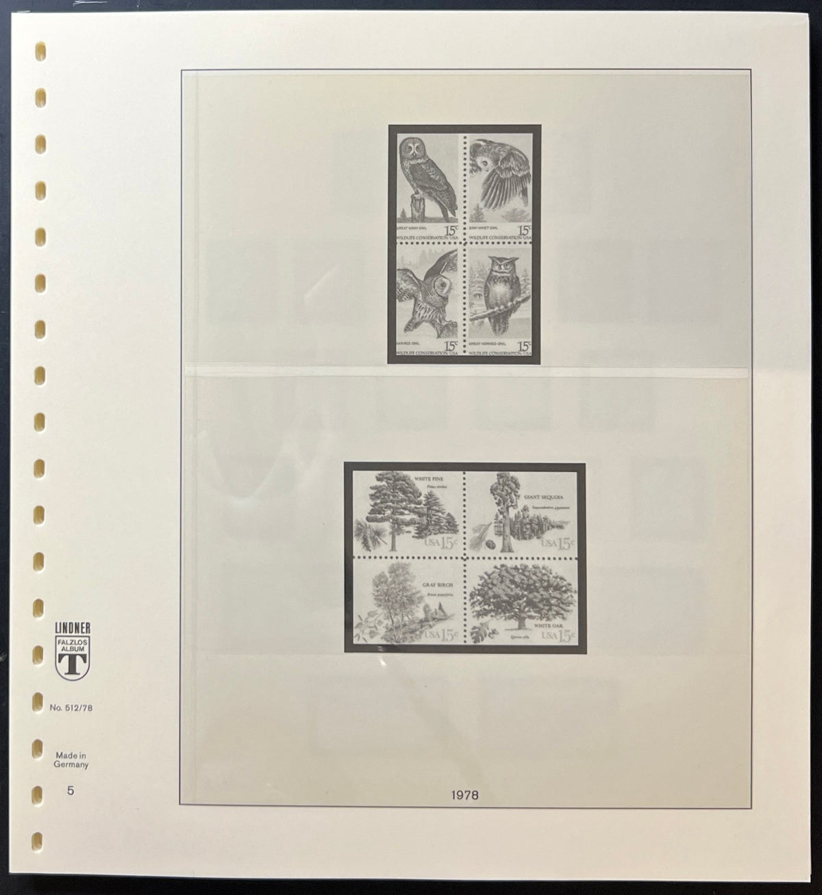 United States Linder Illustrated Hingeless Album Pages 1978-1983 ZAYIX
