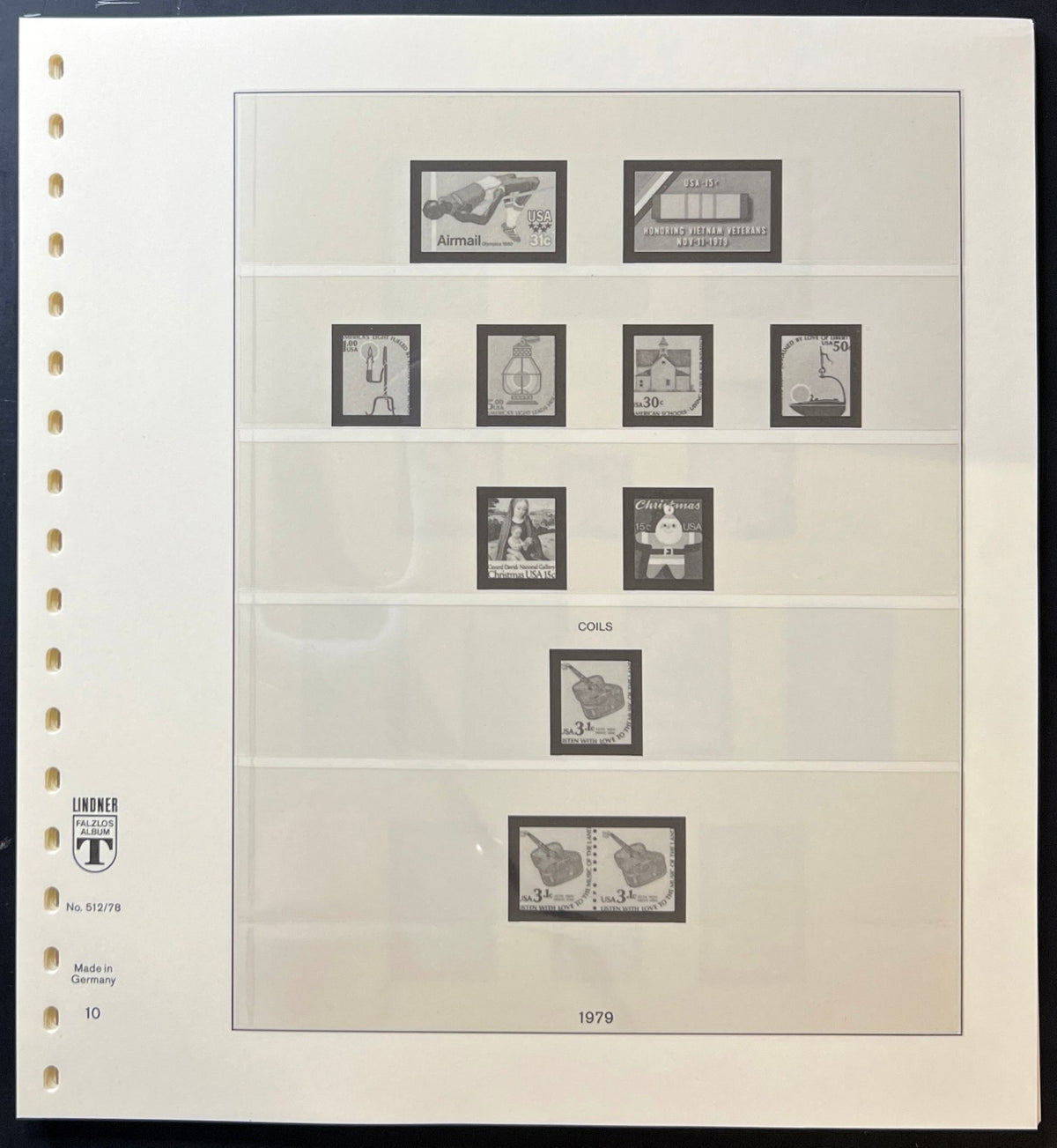 United States Linder Illustrated Hingeless Album Pages 1978-1983 ZAYIX
