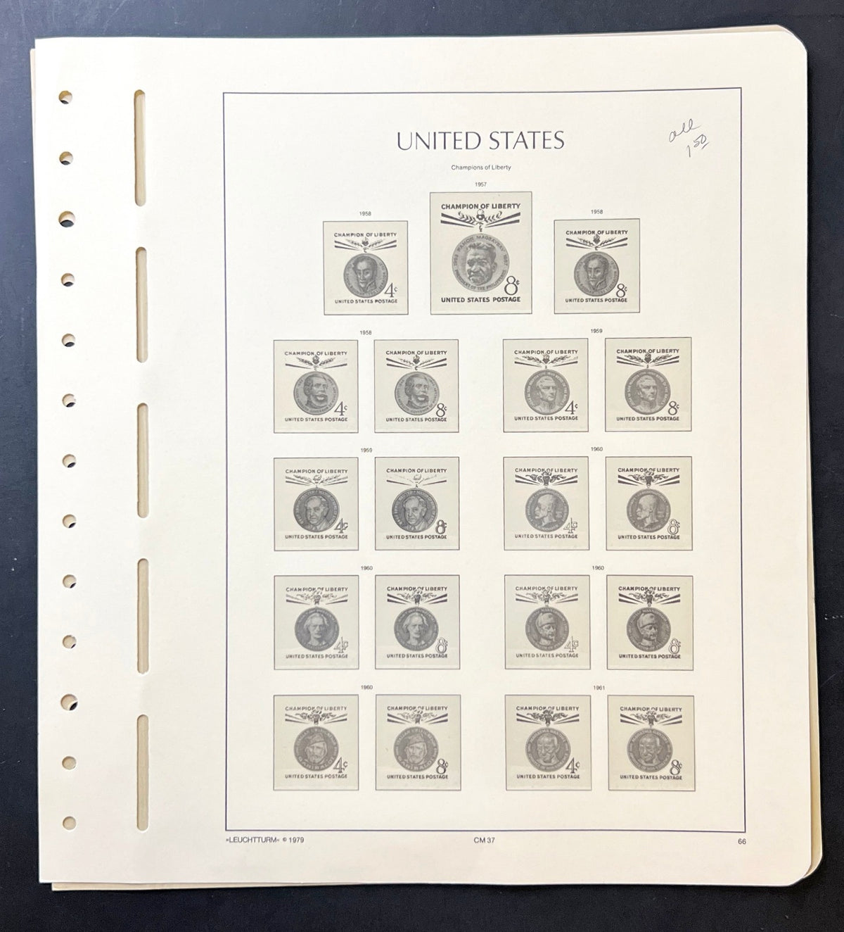 United States Lighthouse Illustrated Hingeless Album Pages 1847-1957 ZAYIX