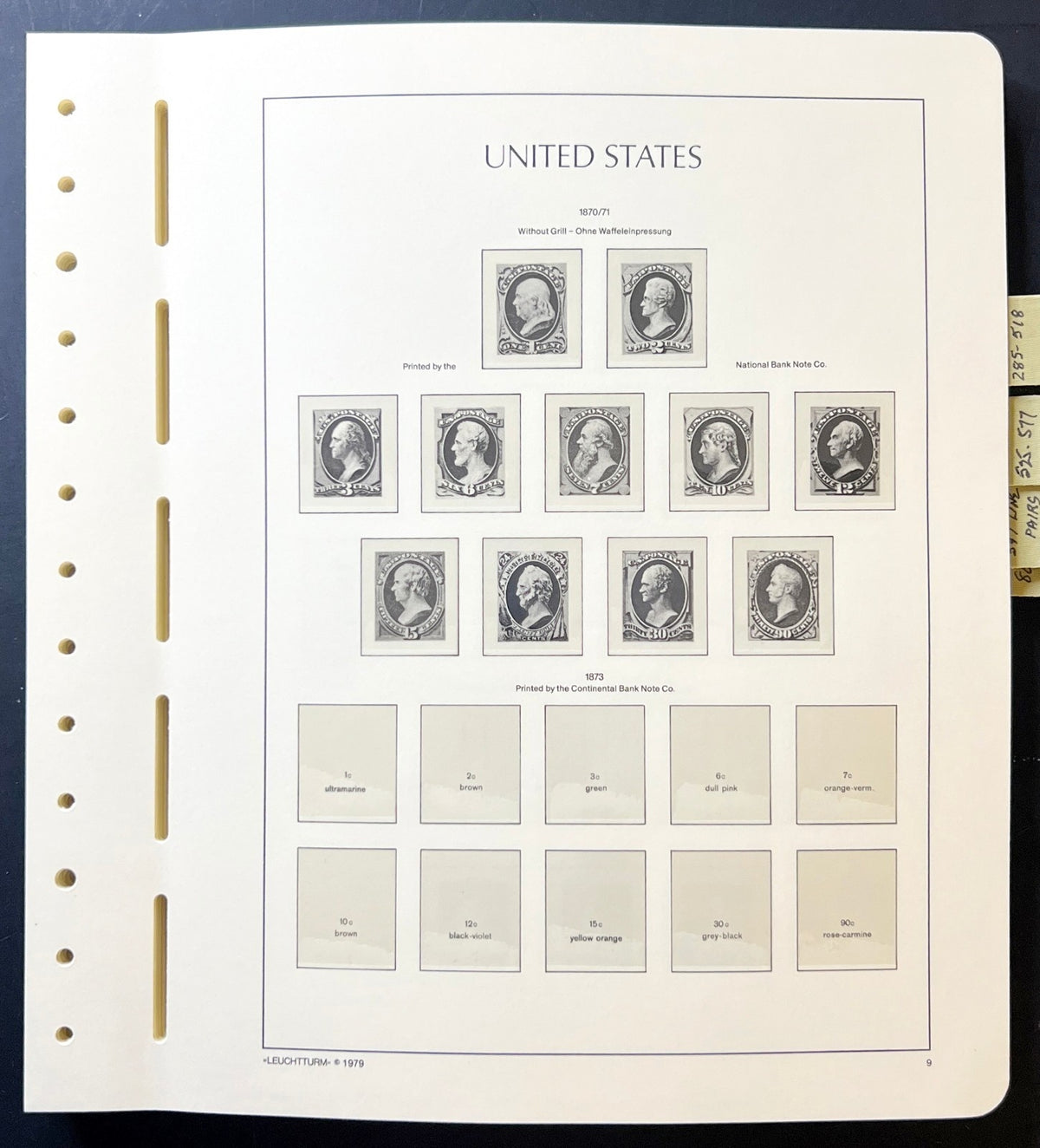 United States Lighthouse Illustrated Hingeless Album Pages 1847-1957 ZAYIX