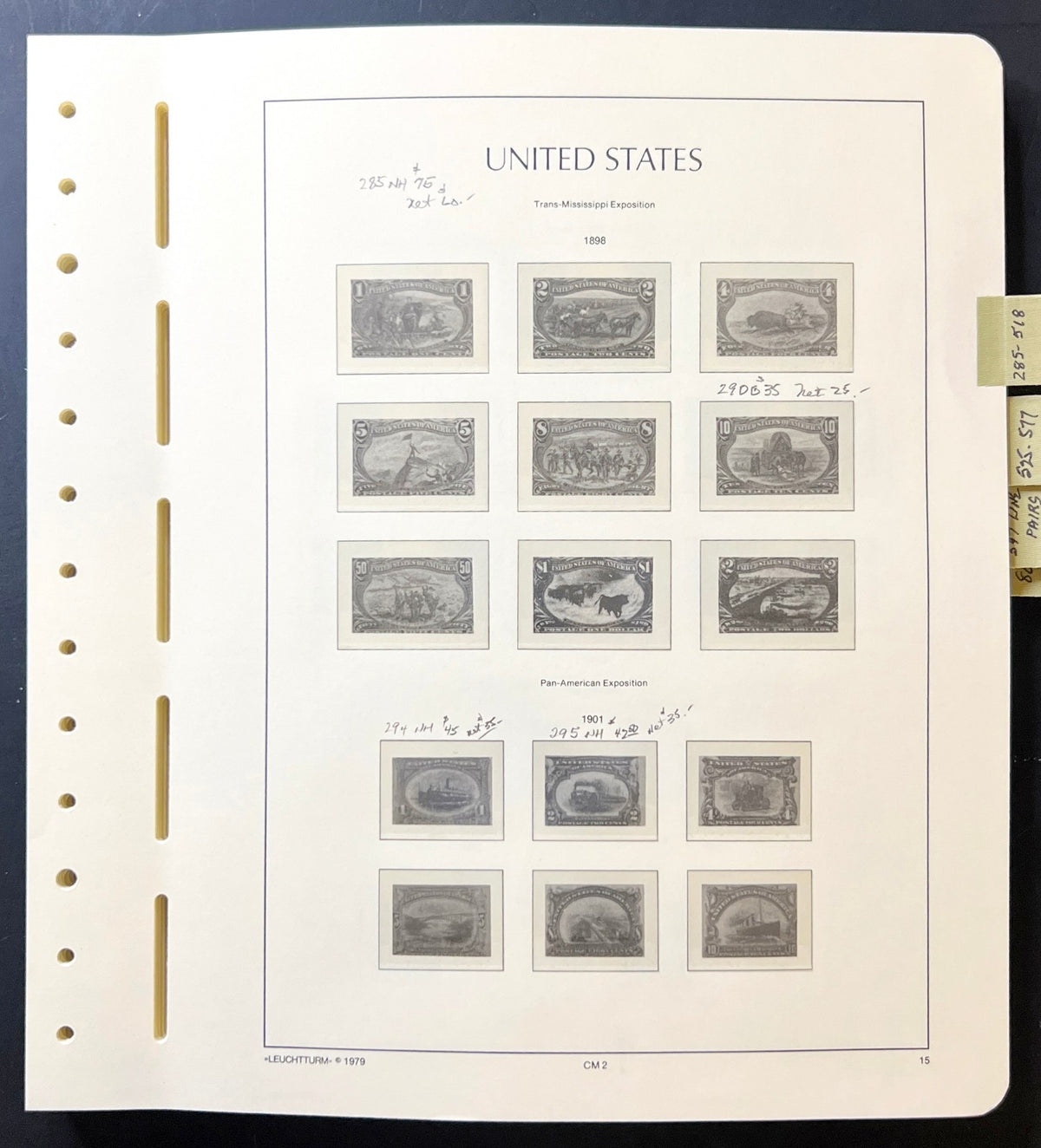 United States Lighthouse Illustrated Hingeless Album Pages 1847-1957 ZAYIX