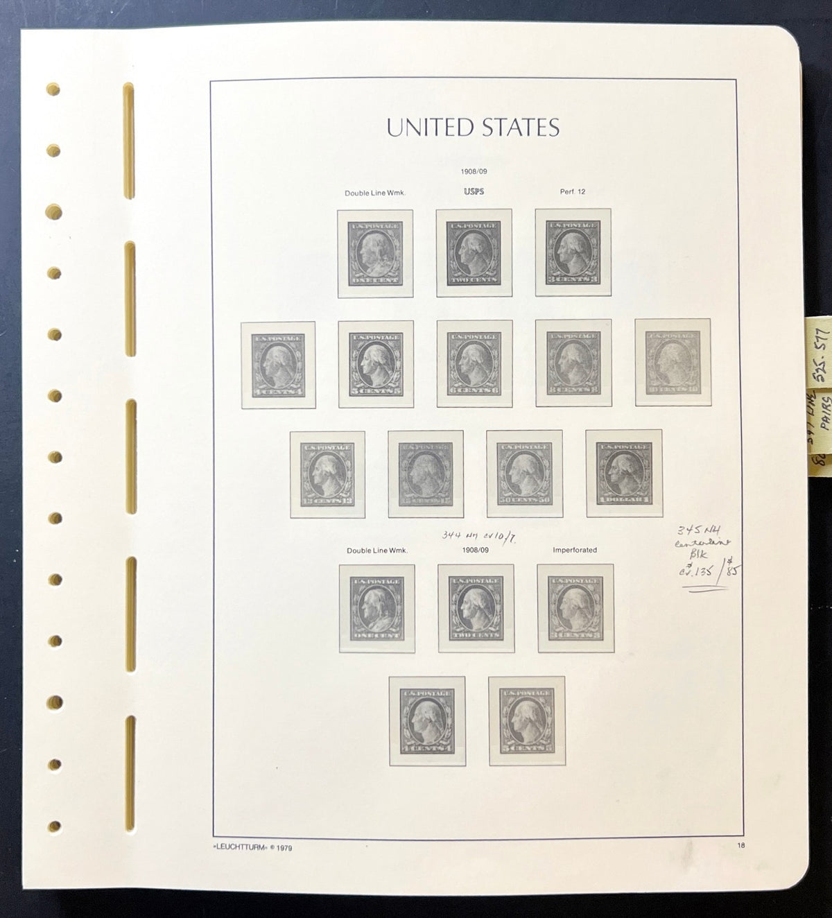 United States Lighthouse Illustrated Hingeless Album Pages 1847-1957 ZAYIX