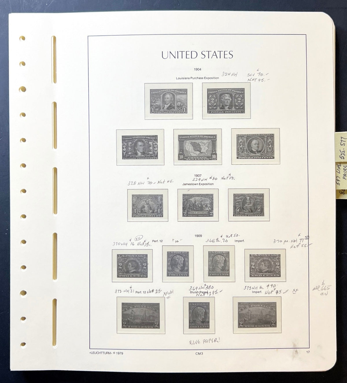 United States Lighthouse Illustrated Hingeless Album Pages 1847-1957 ZAYIX