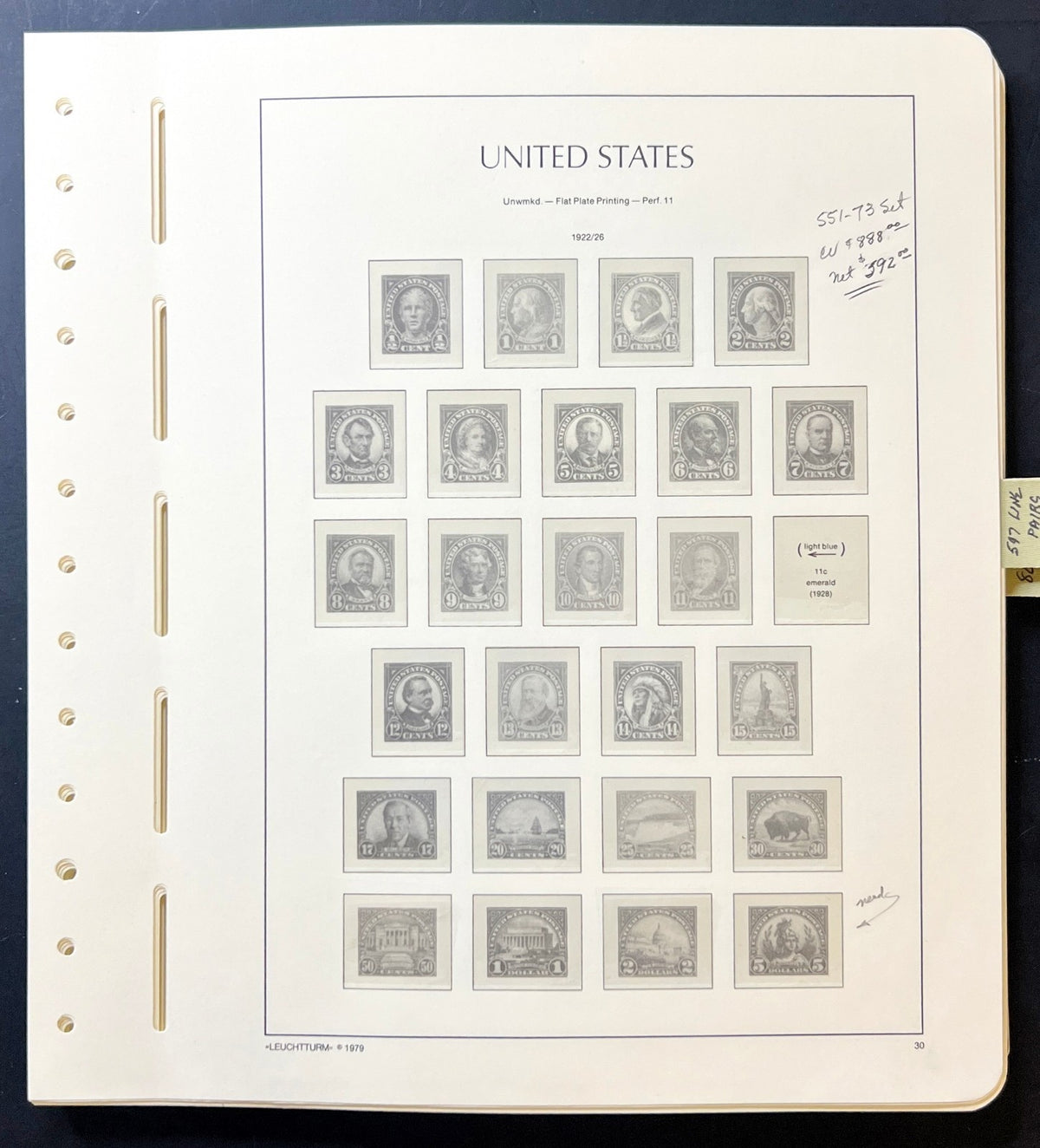 United States Lighthouse Illustrated Hingeless Album Pages 1847-1957 ZAYIX