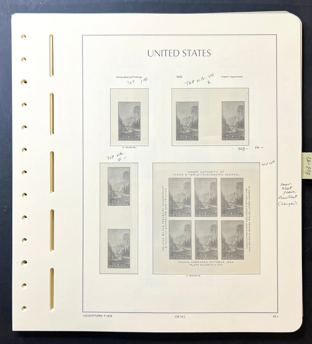 United States Lighthouse Illustrated Hingeless Album Pages 1847-1957 ZAYIX